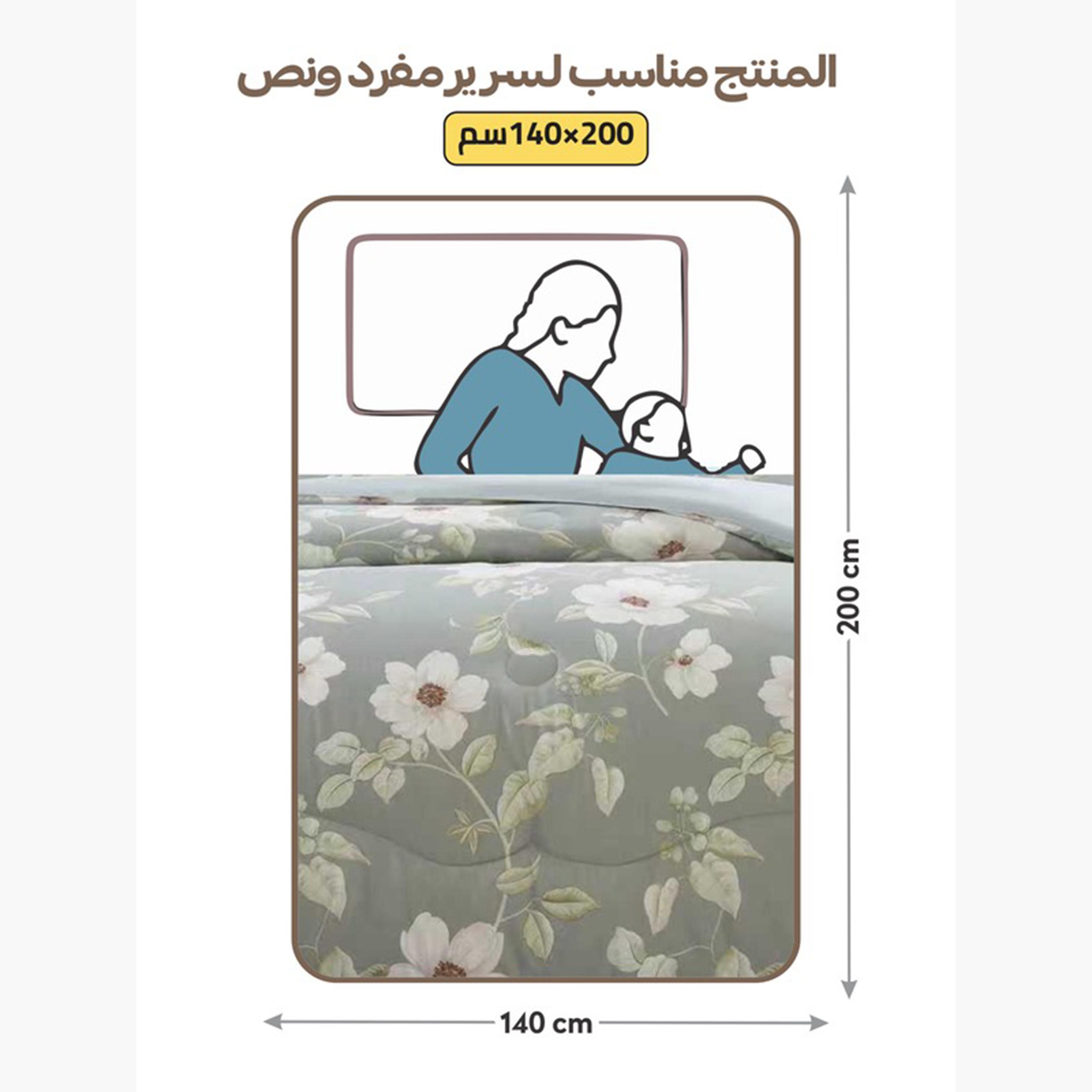 Floral Reversible King Comforter Set-household-bedding-comfortersandbedspreads-comforters-image-69