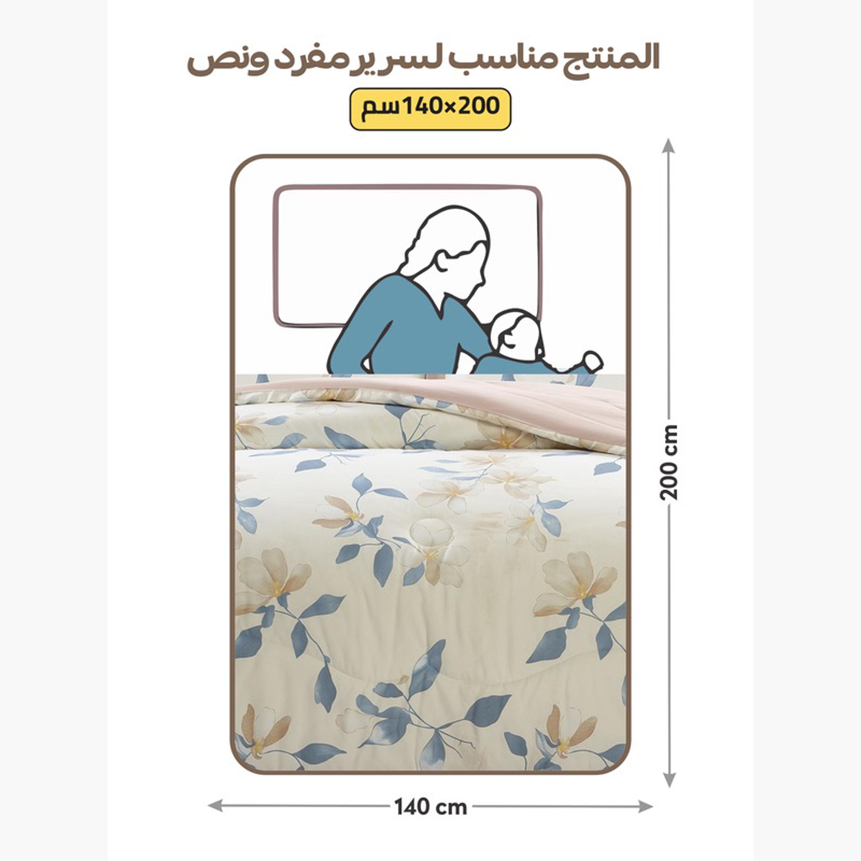 Floral Reversible King Comforter Set-household-bedding-comfortersandbedspreads-comforters-image-81