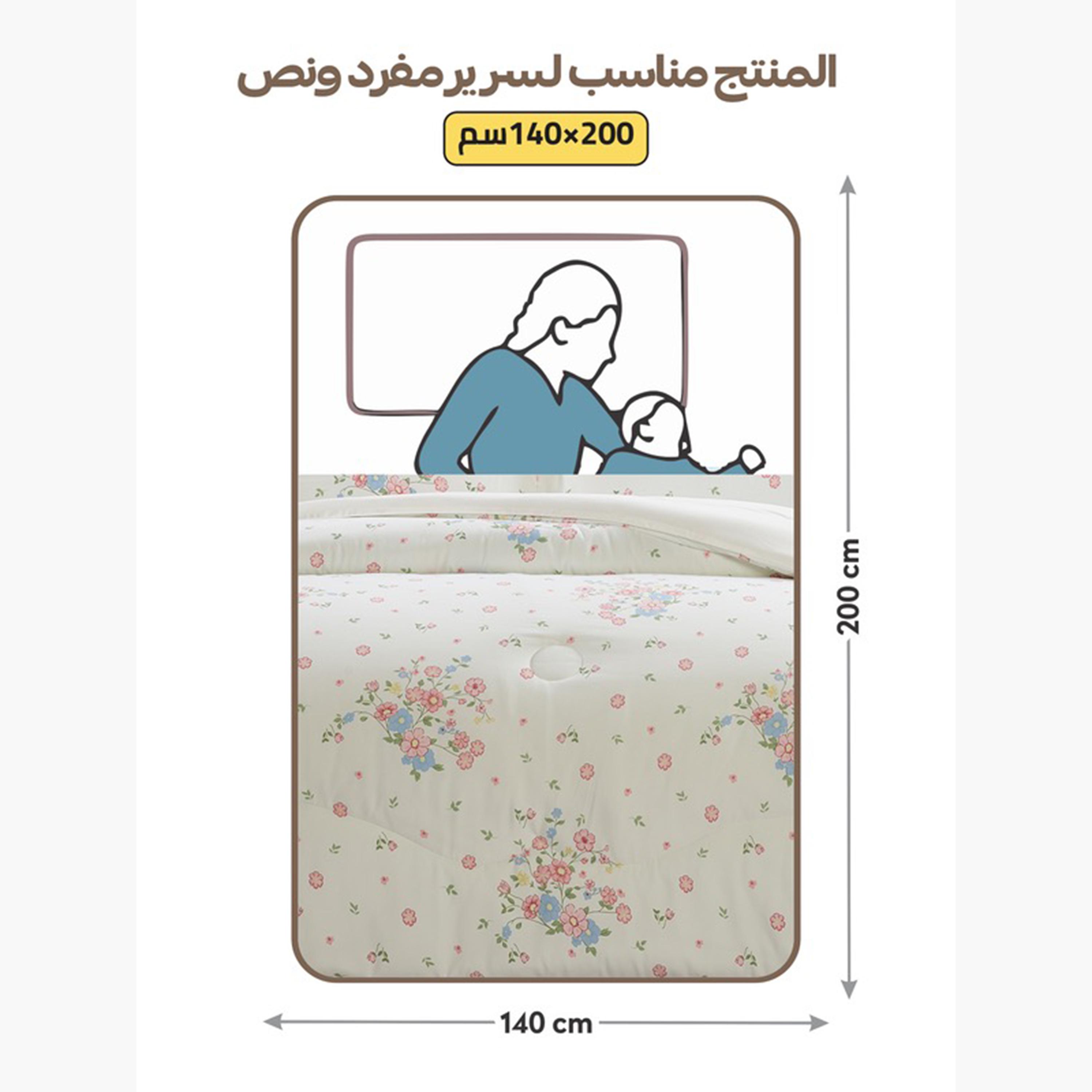 Floral Reversible King Comforter Set-household-bedding-comfortersandbedspreads-comforters-image-87