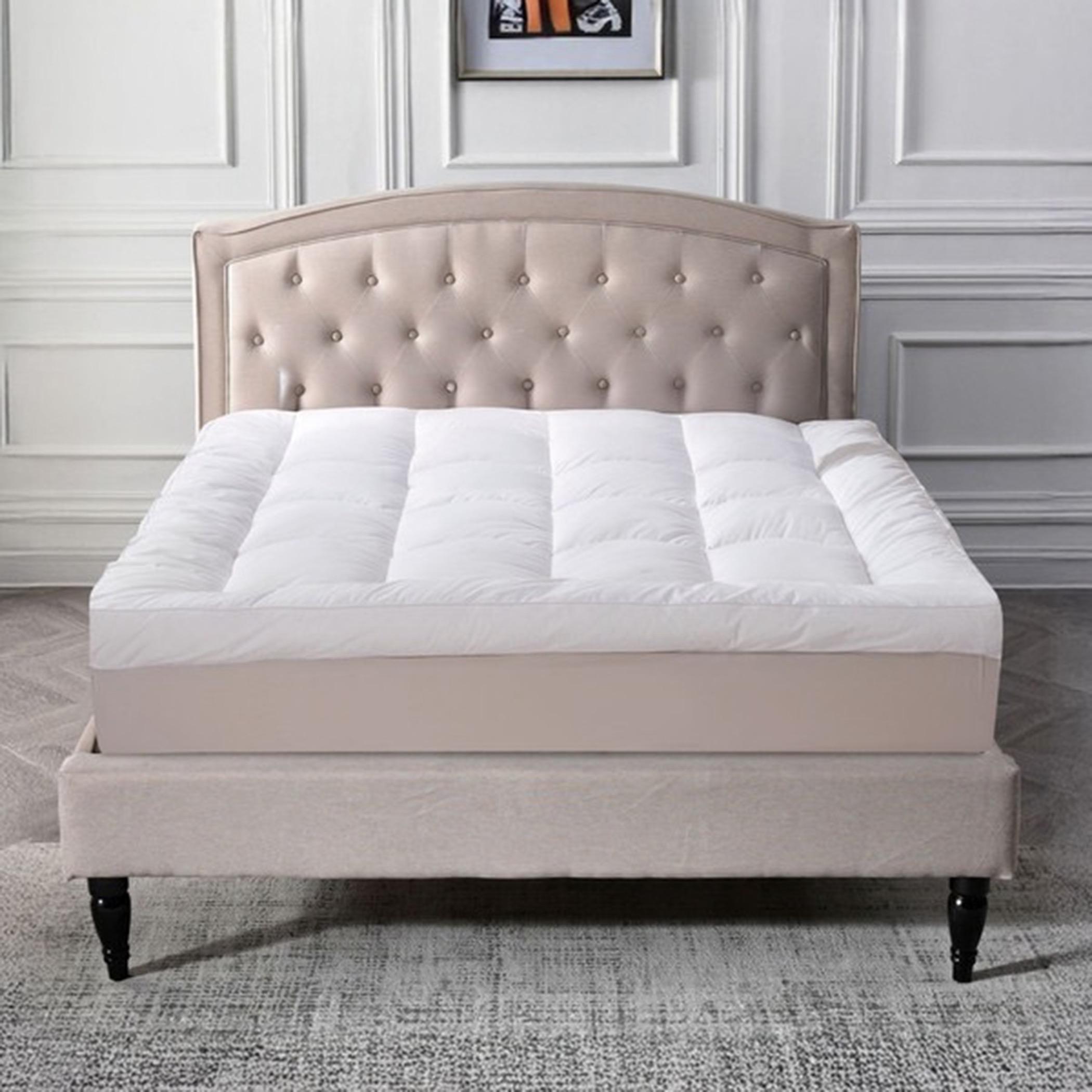 Plush Quilted Mattress Topper – Cloud-Like Comfort-household-bedding-mattresstoppersandprotectors-mattresstoppers-image-1