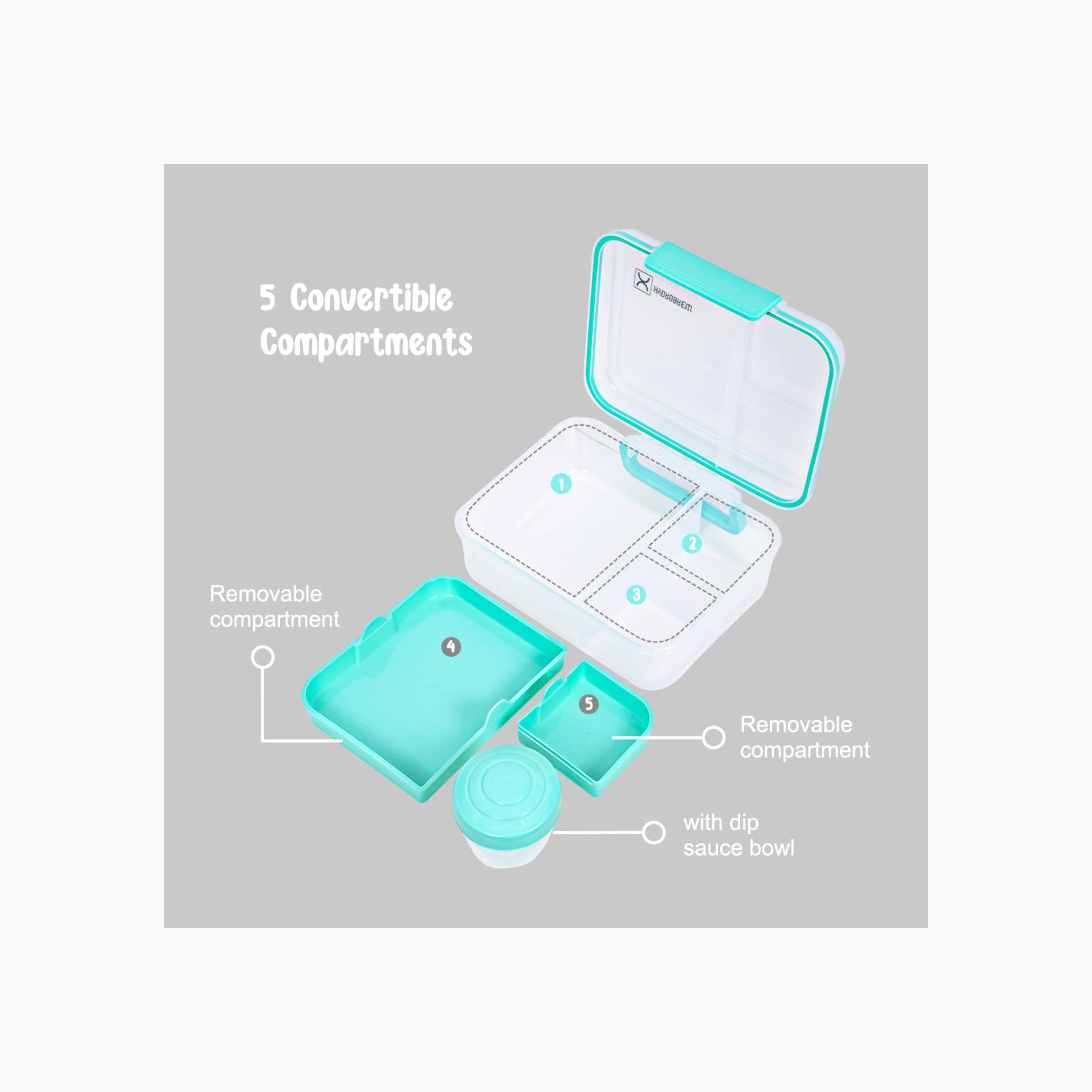 Hydrobrew Convertible Multi-Compartment Bento Lunch Box-school-lunchessentials-lunchbags-image-5