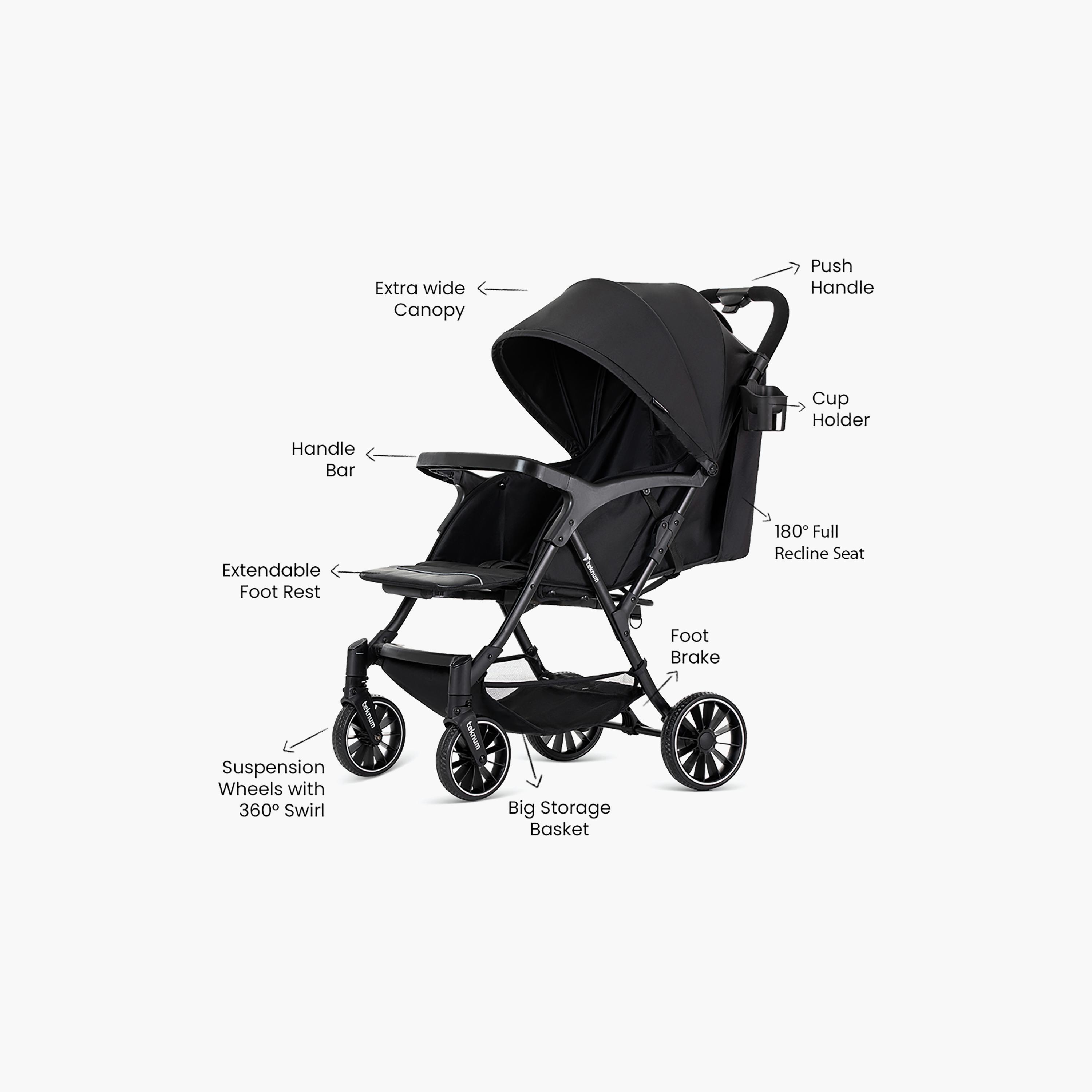عربة الأطفال فلايلايت مع حامل أكواب من تيكنوم-baby-gear-strollersandprams-strollers-image-11