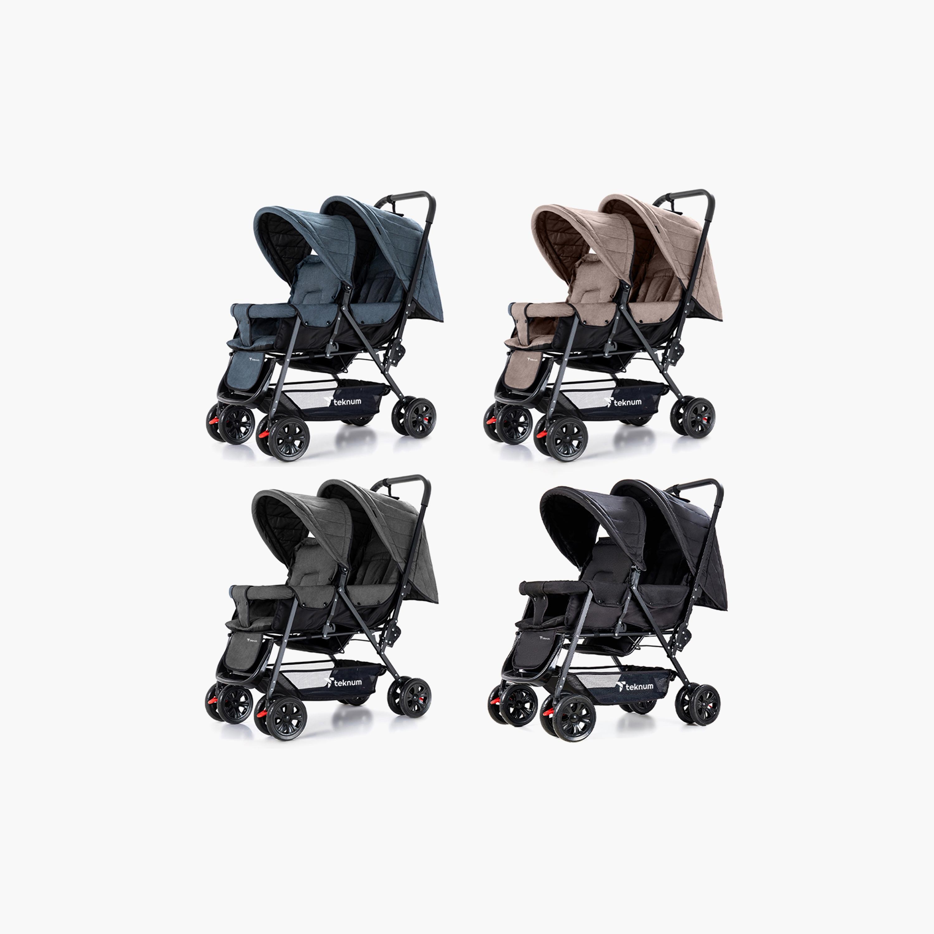 Teknum Double Stroller with Hooks-baby-gear-strollersandprams-strollers-image-4