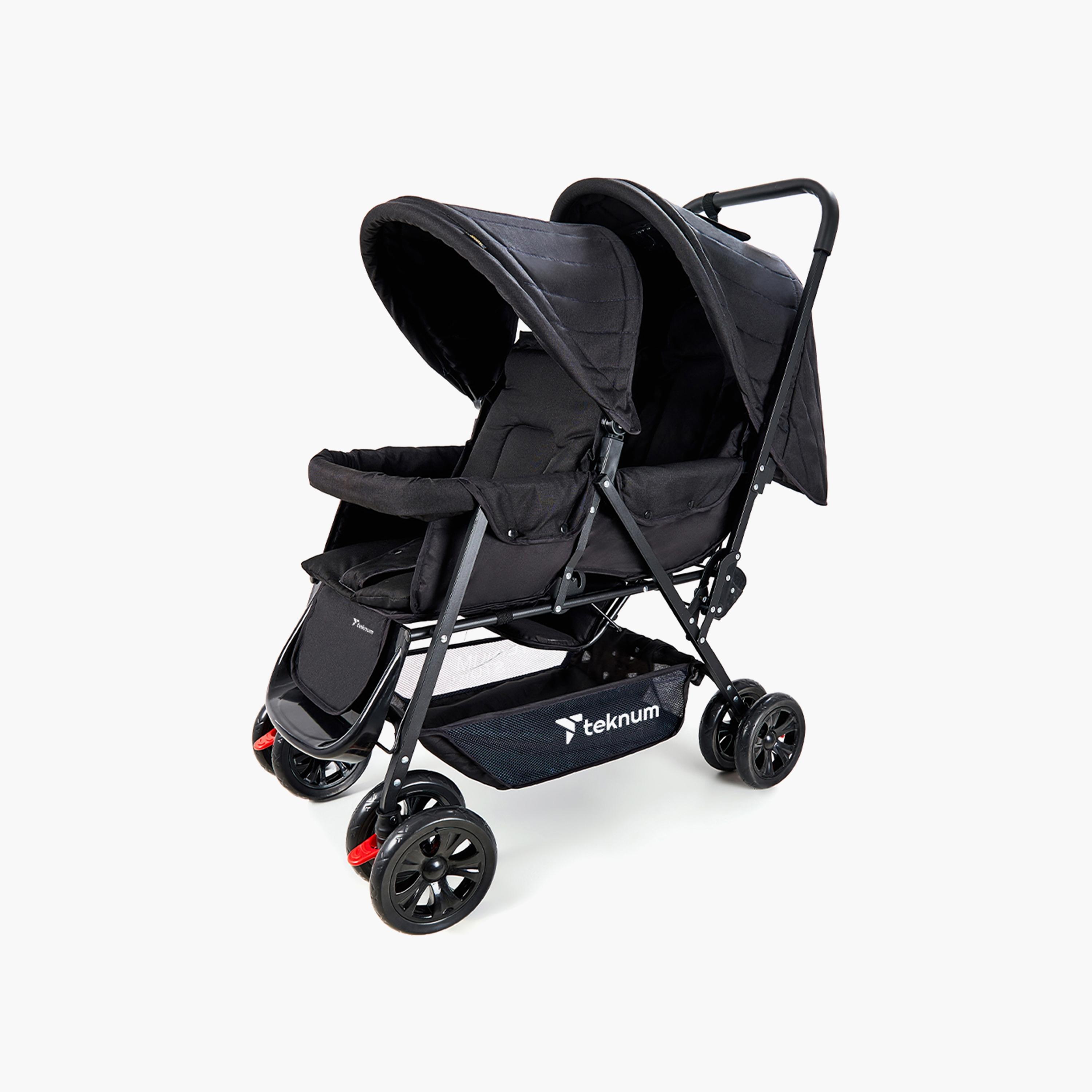 Teknum Double Stroller with Hooks-baby-gear-strollersandprams-strollers-image-1