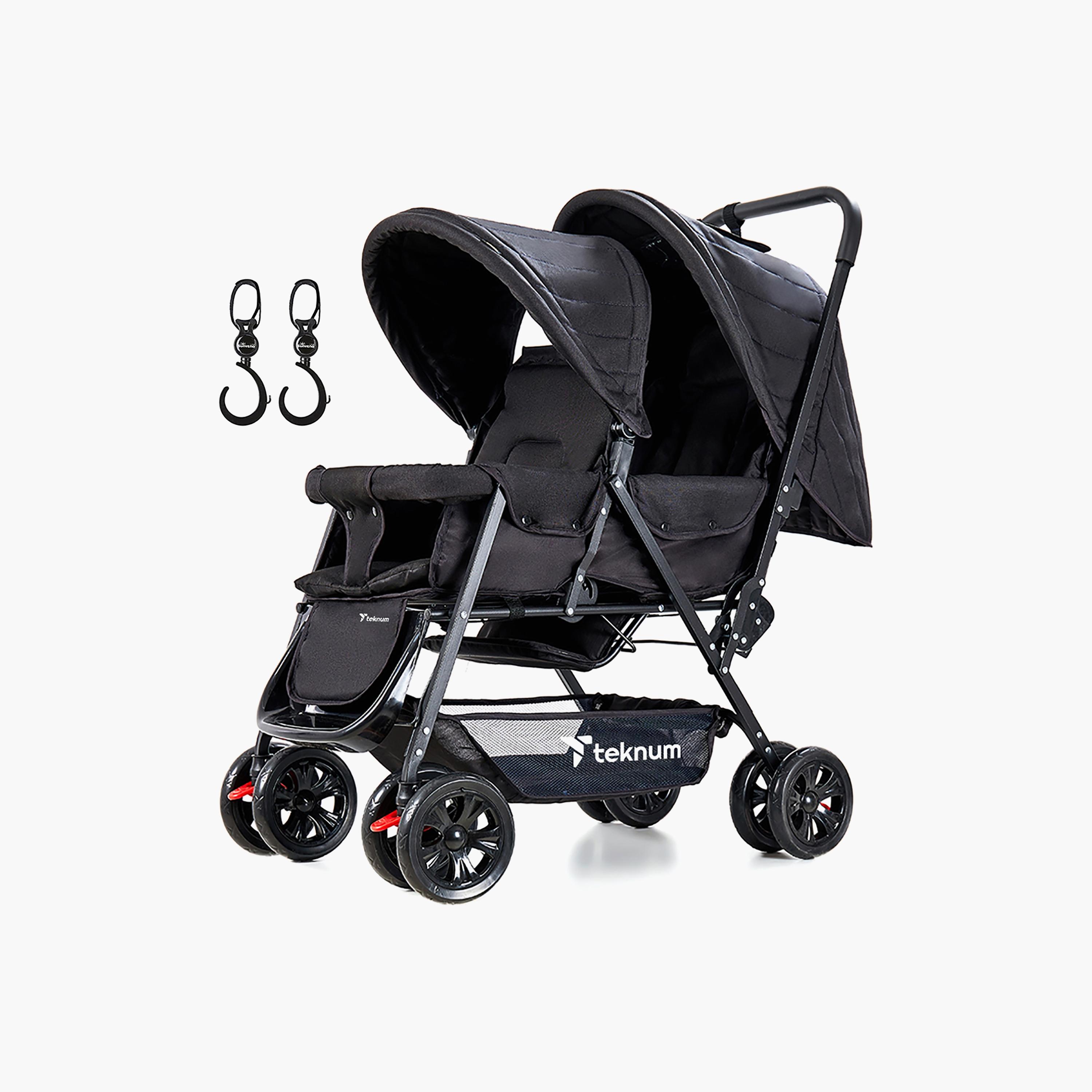 Teknum Double Stroller with Hooks-baby-gear-strollersandprams-strollers-image-6