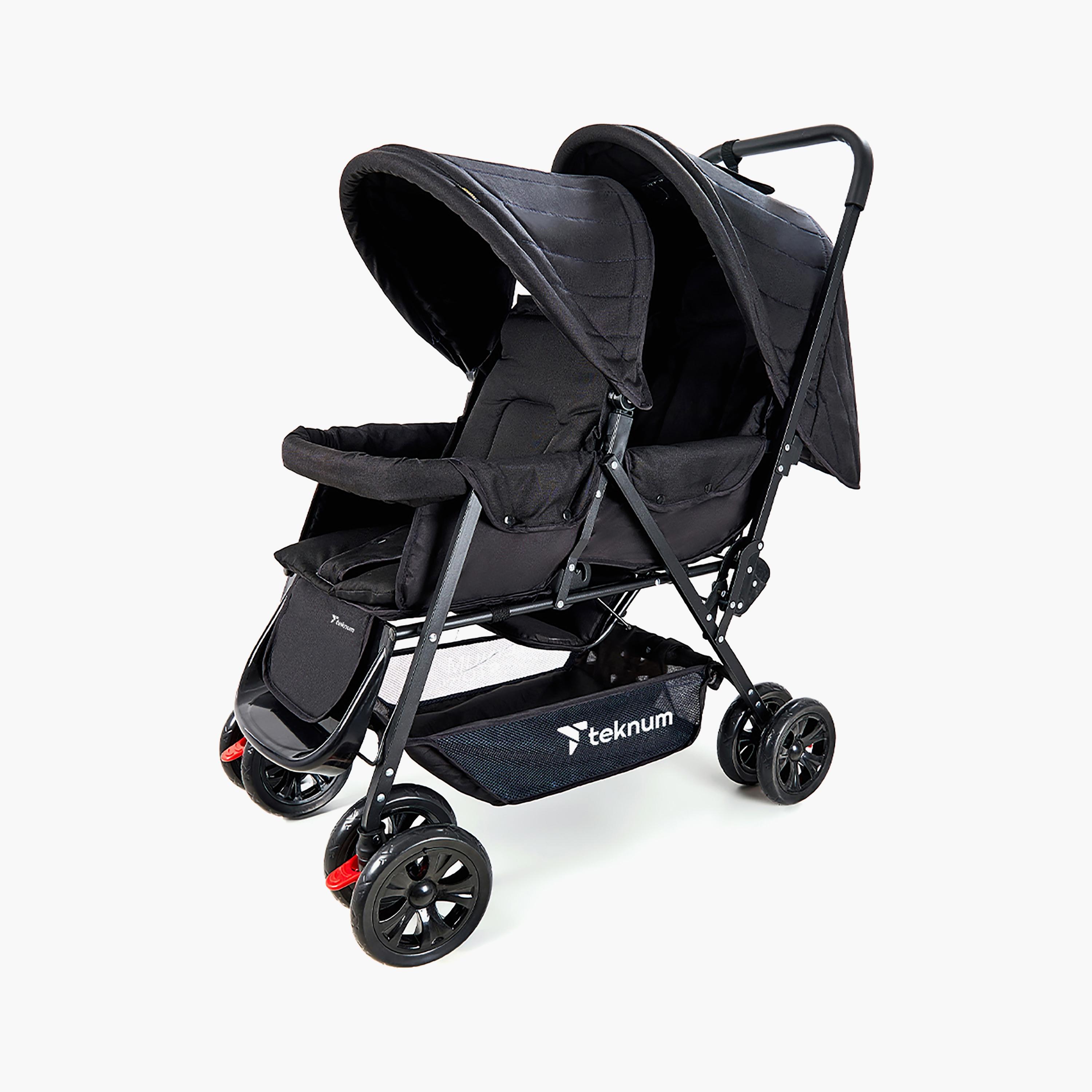 Teknum Double Stroller with Hooks-baby-gear-strollersandprams-strollers-image-7