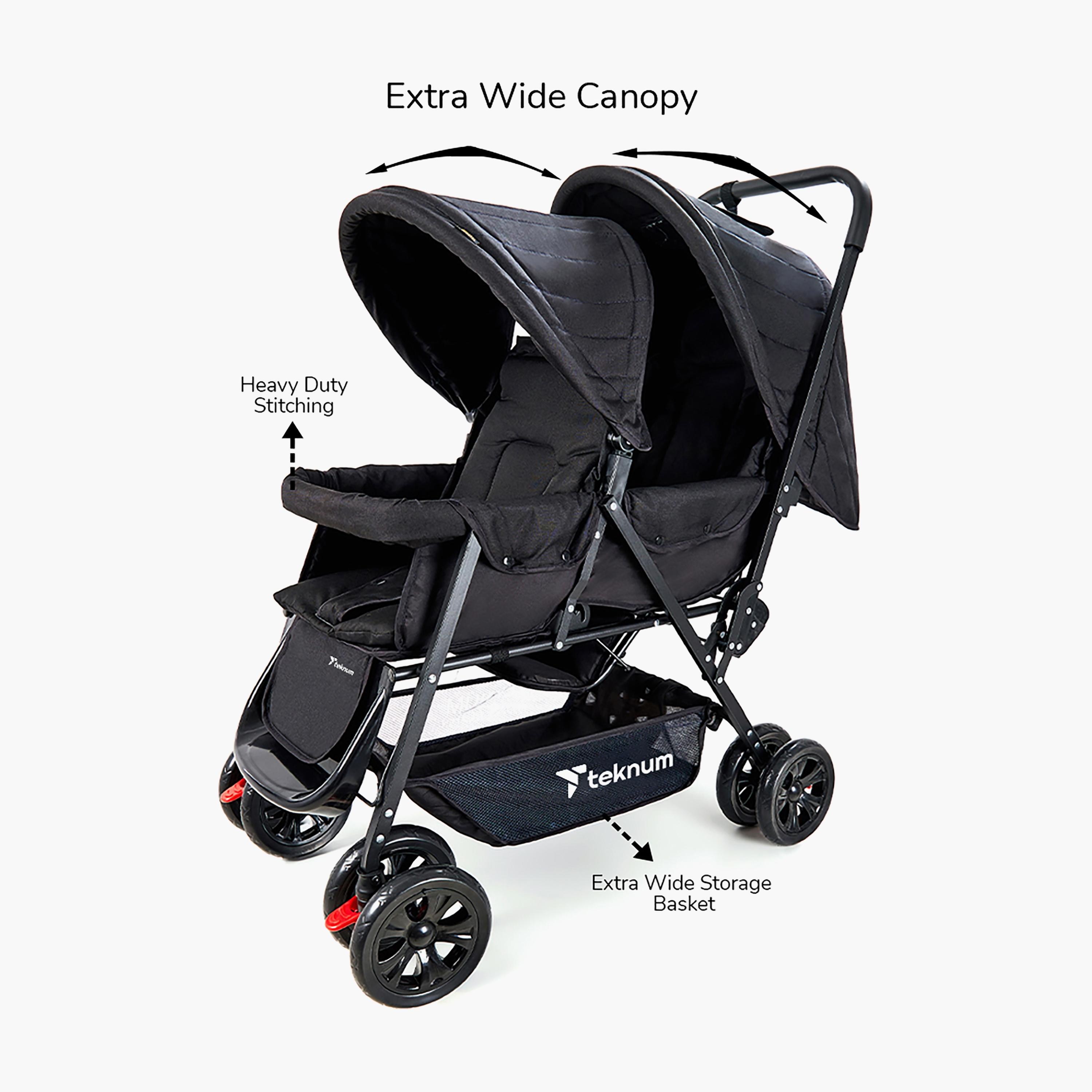 Teknum Double Stroller with Hooks-baby-gear-strollersandprams-strollers-image-8