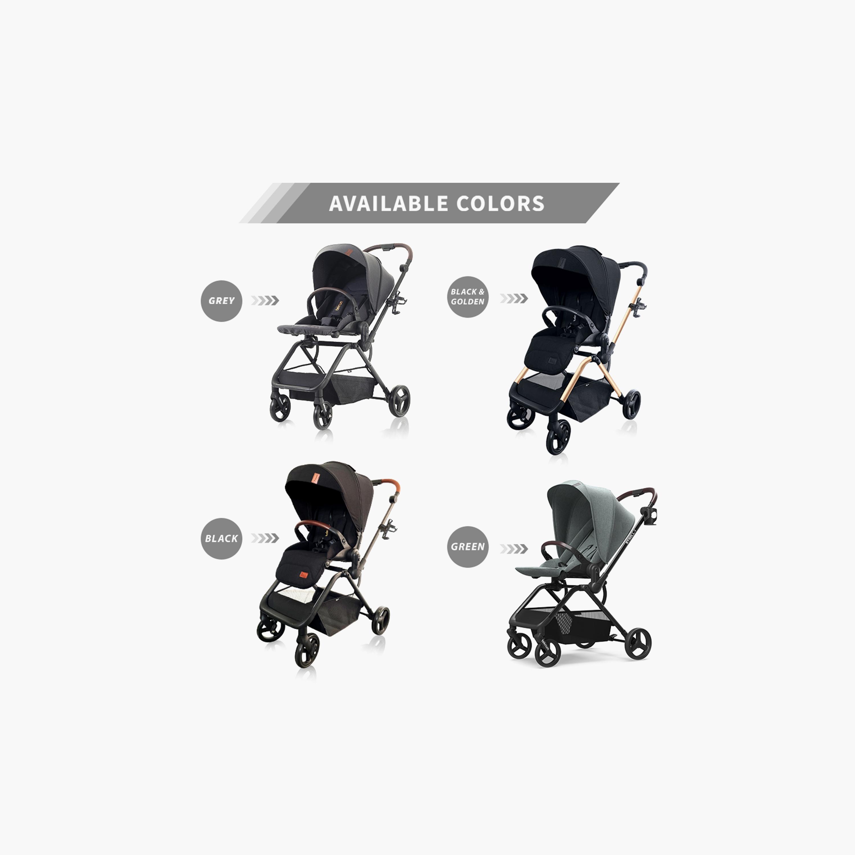 عربة الأطفال للسفر ذات الوجهين من تيكنوم - ذهبي-baby-gear-strollersandprams-strollers-image-12