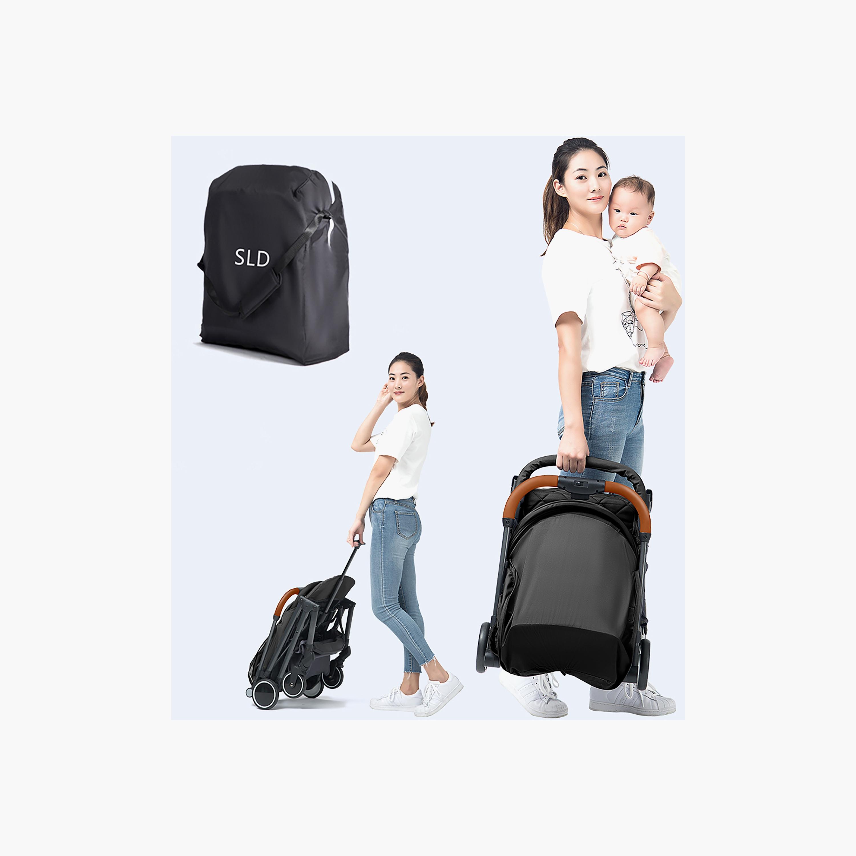 Teknum Travel Lite Stroller with Carry Bag & Hooks - Black-baby-gear-strollersandprams-strollers-image-10