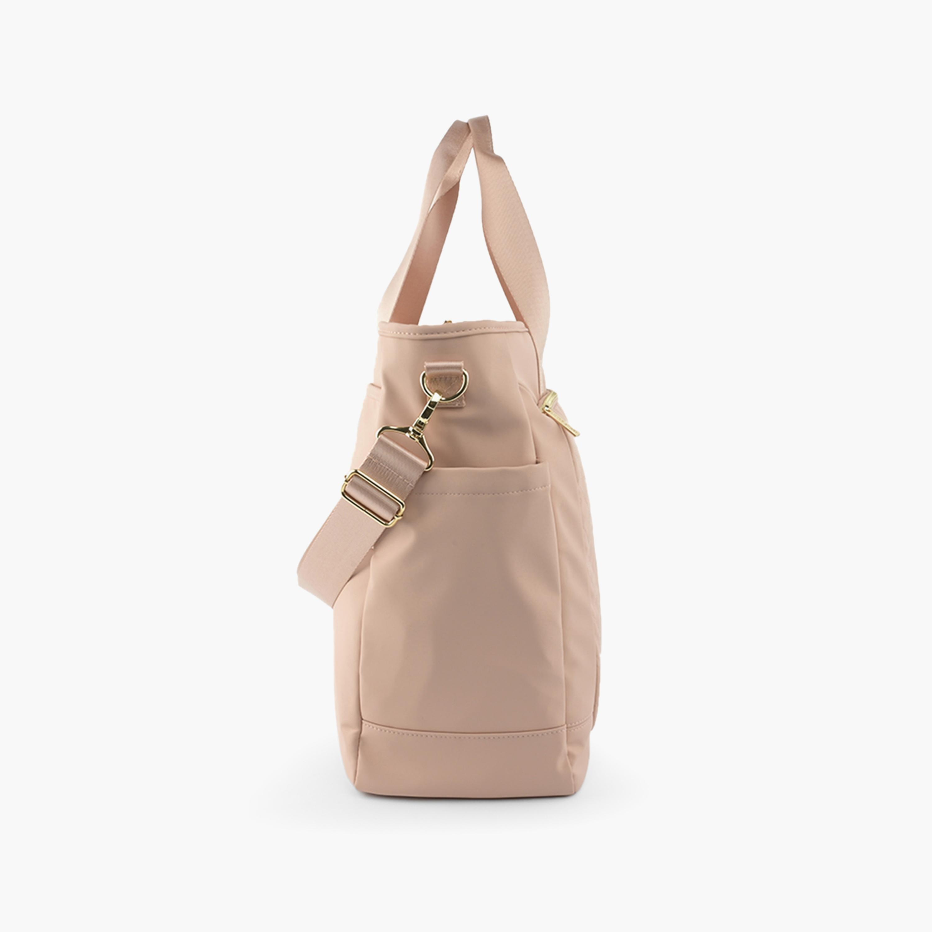 Little Story Diaper Shoulder Bag - Pink-baby-diapering-diaperbags-image-3