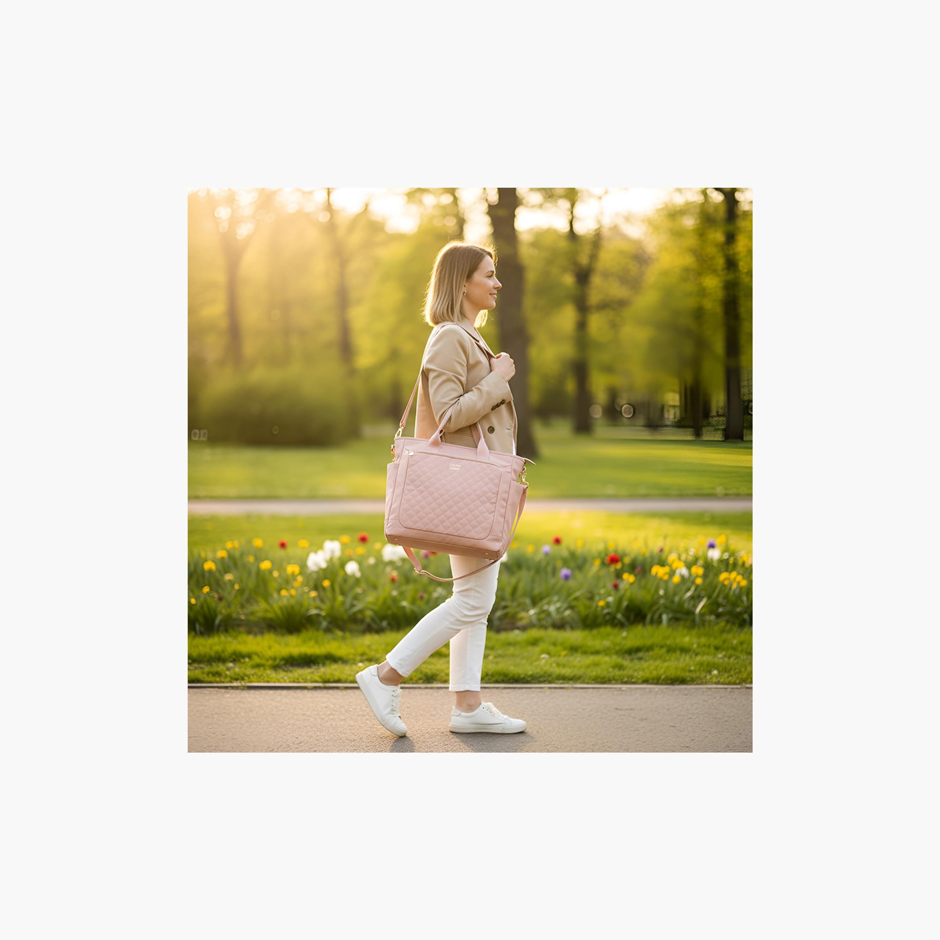 Little Story Diaper Shoulder Bag - Pink-baby-diapering-diaperbags-image-6