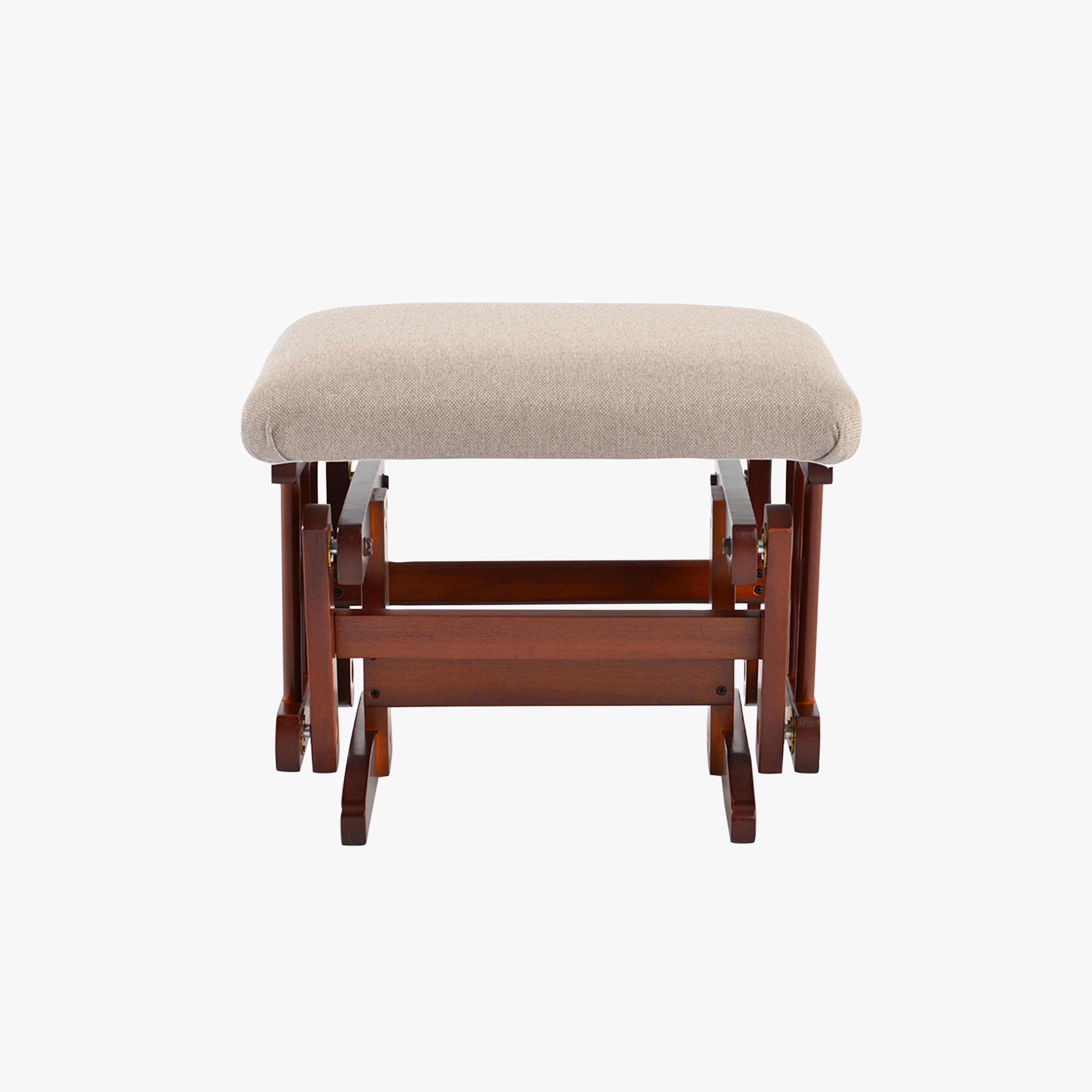 Teknum Deluxe Gliding Chair with Ottoman Set - Beige-baby-nursery-furniture-rockingchairs-image-18