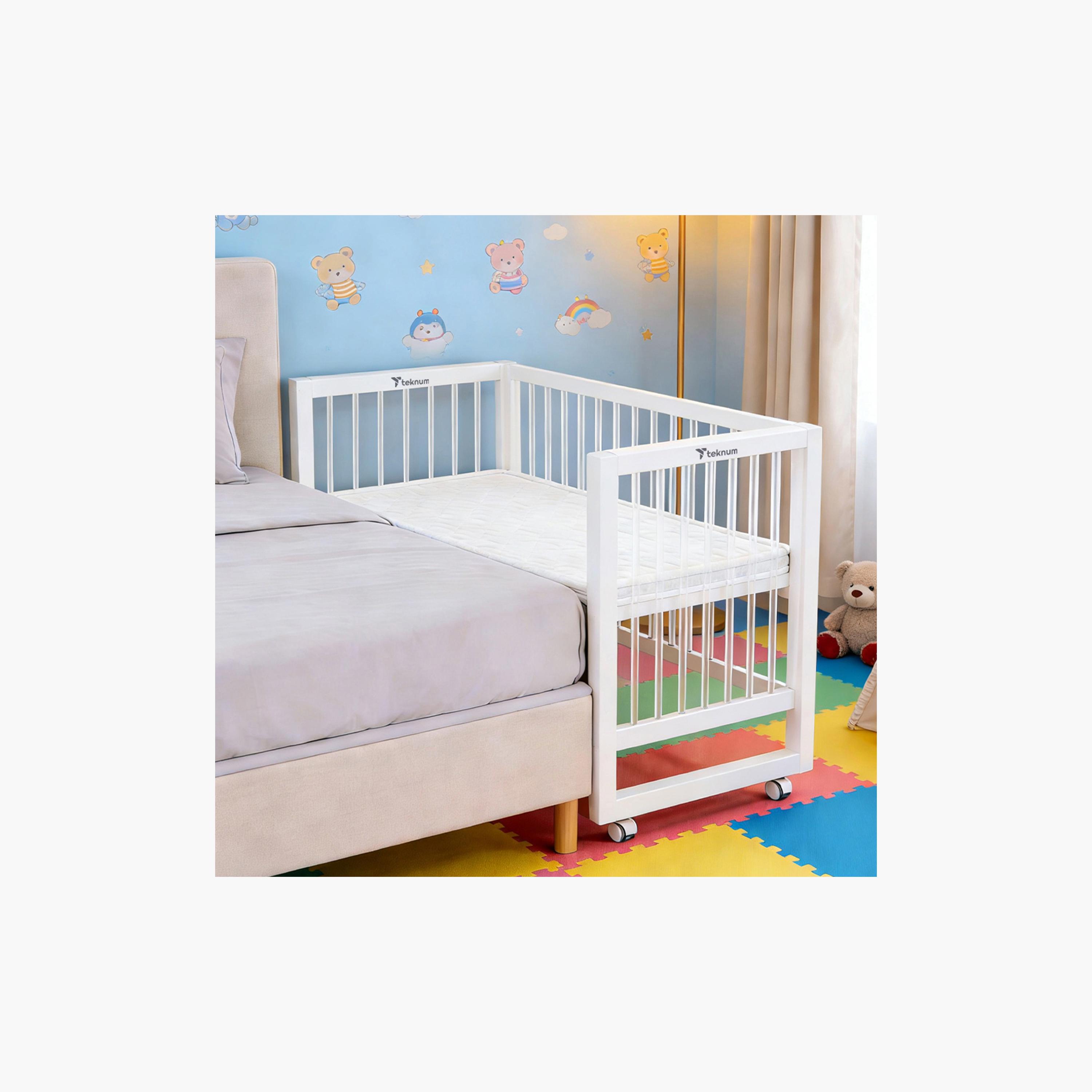 Teknum Prism 4-in-1 Acrylic Convertible Crib & Mattress-baby-nursery-furniture-cribsandbeds-babycribs-image-11