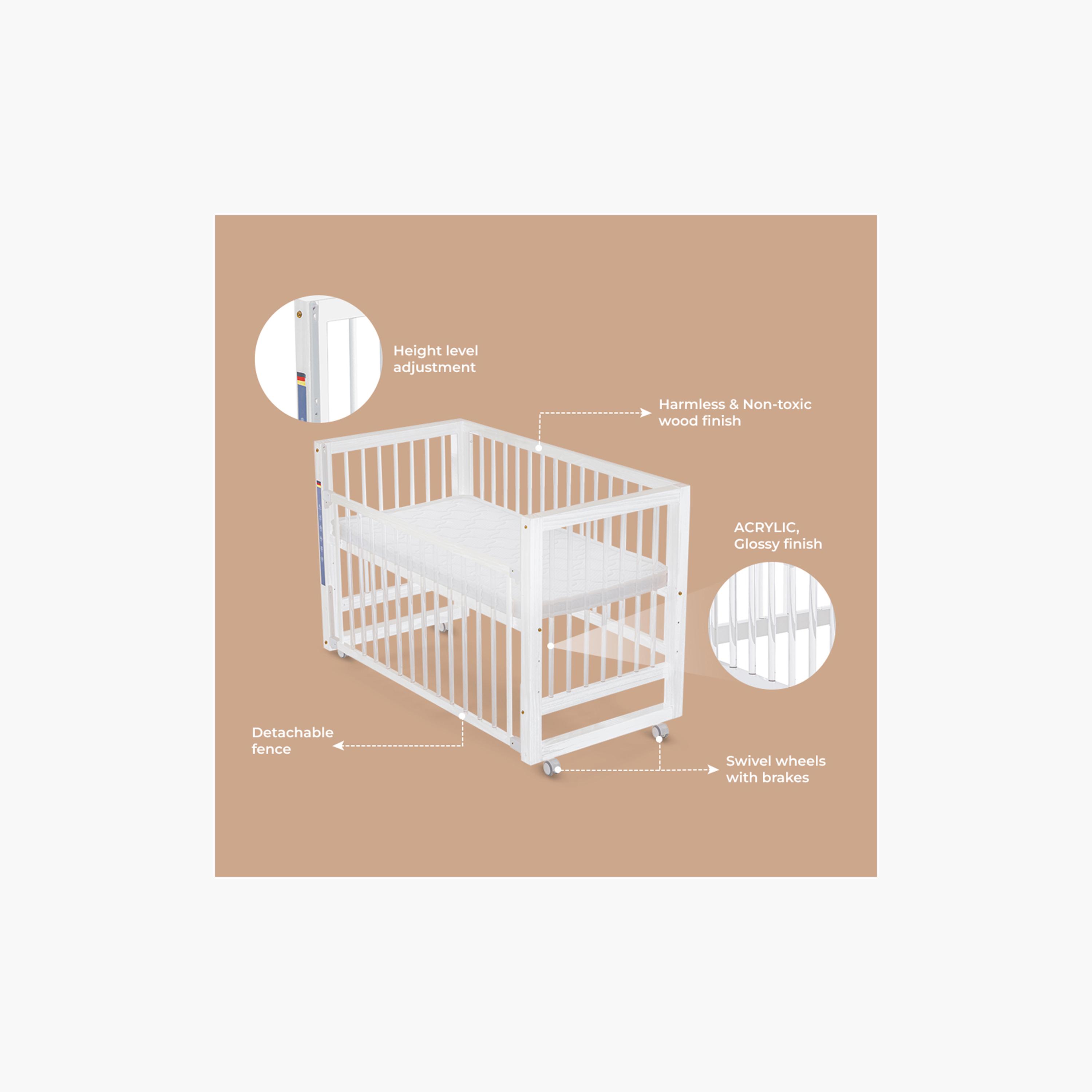Teknum Prism 4-in-1 Acrylic Convertible Crib & Mattress-baby-nursery-furniture-cribsandbeds-babycribs-image-13