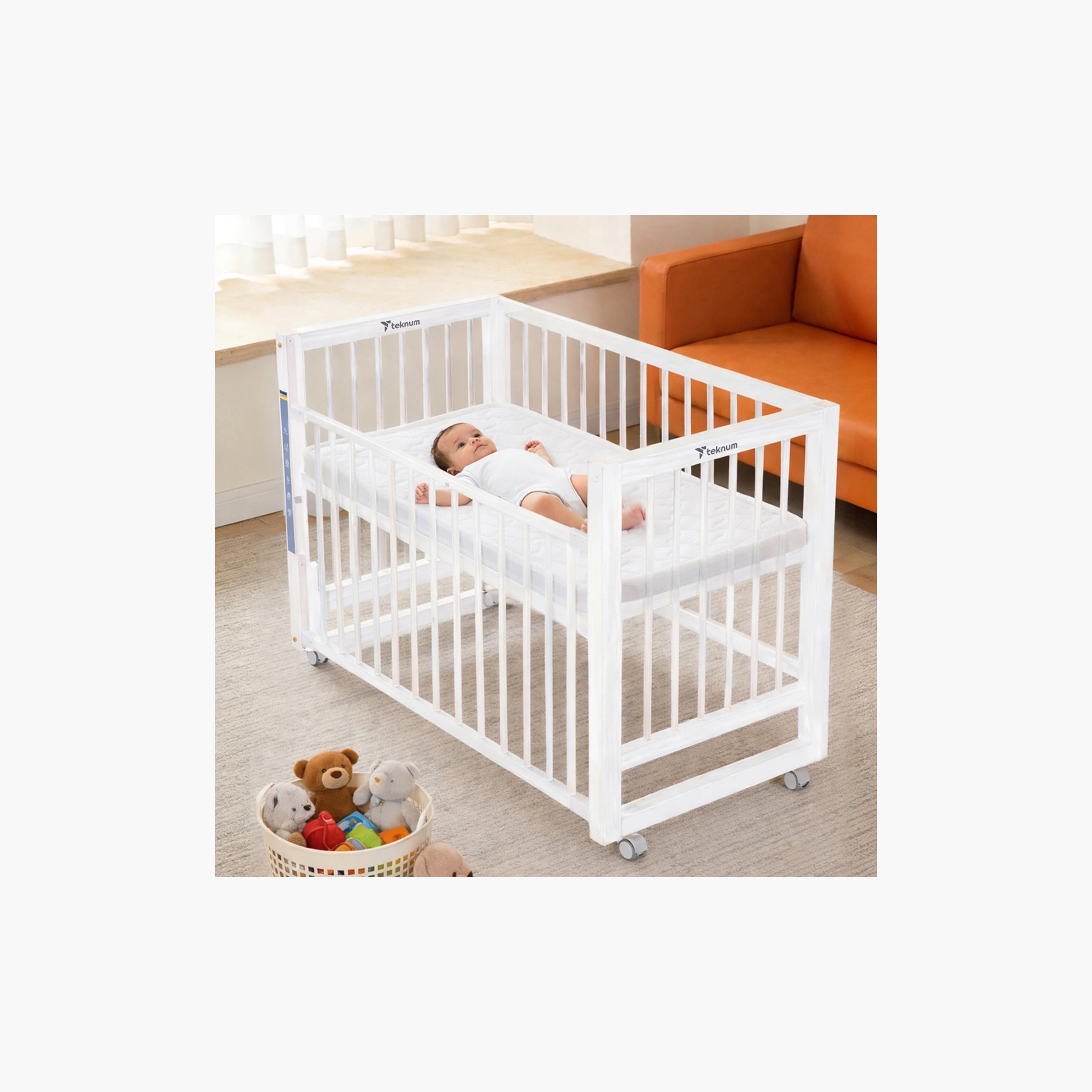 Teknum Prism 4-in-1 Acrylic Convertible Crib & Mattress-baby-nursery-furniture-cribsandbeds-babycribs-image-14