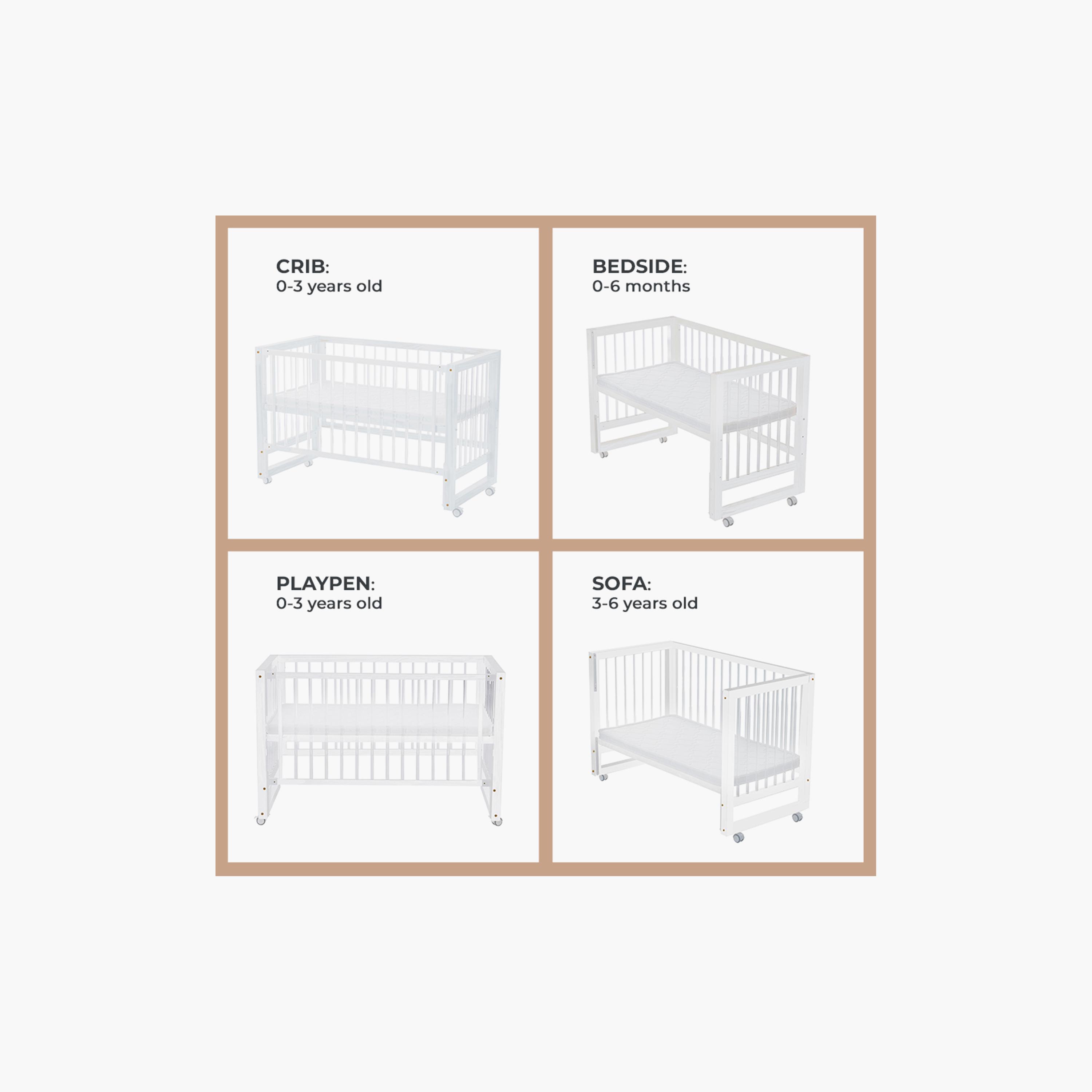 Teknum Prism 4-in-1 Acrylic Convertible Crib & Mattress-baby-nursery-furniture-cribsandbeds-babycribs-image-16