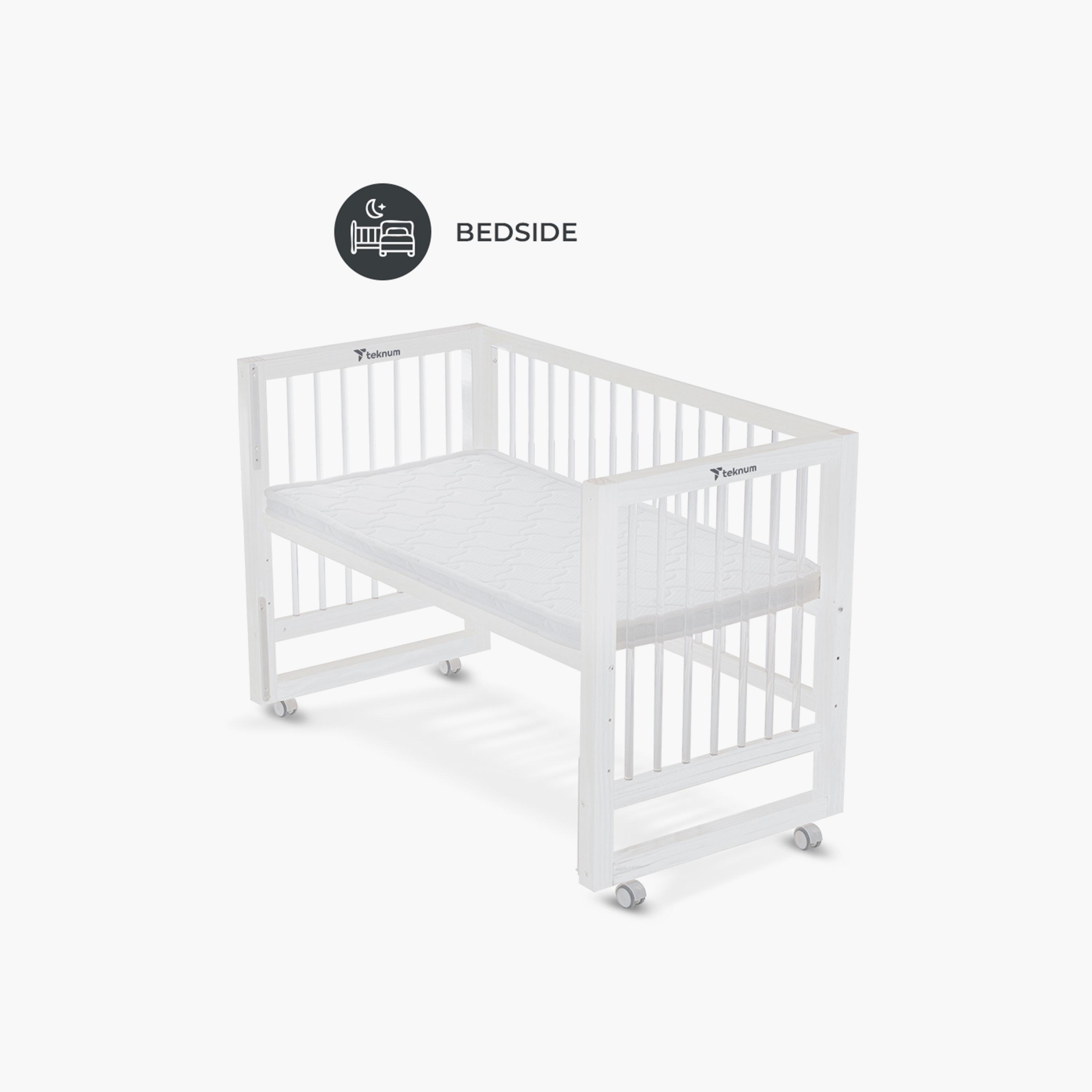 Teknum Prism 4-in-1 Acrylic Convertible Crib & Mattress-baby-nursery-furniture-cribsandbeds-babycribs-image-5
