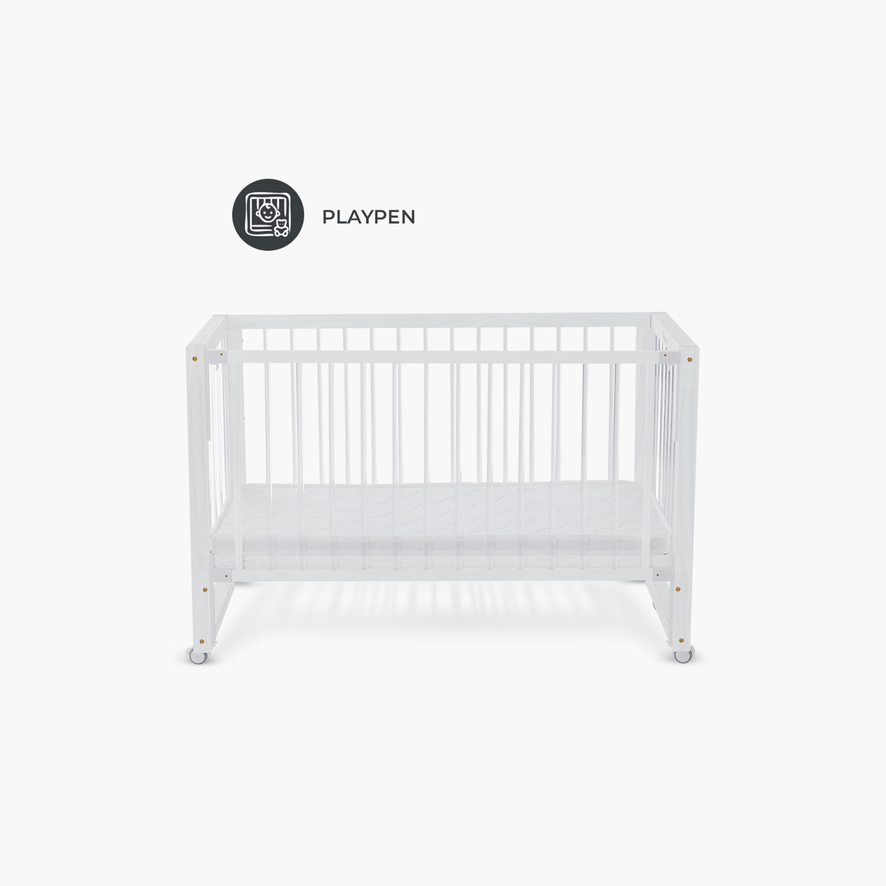 Teknum Prism 4-in-1 Acrylic Convertible Crib & Mattress-baby-nursery-furniture-cribsandbeds-babycribs-image-6