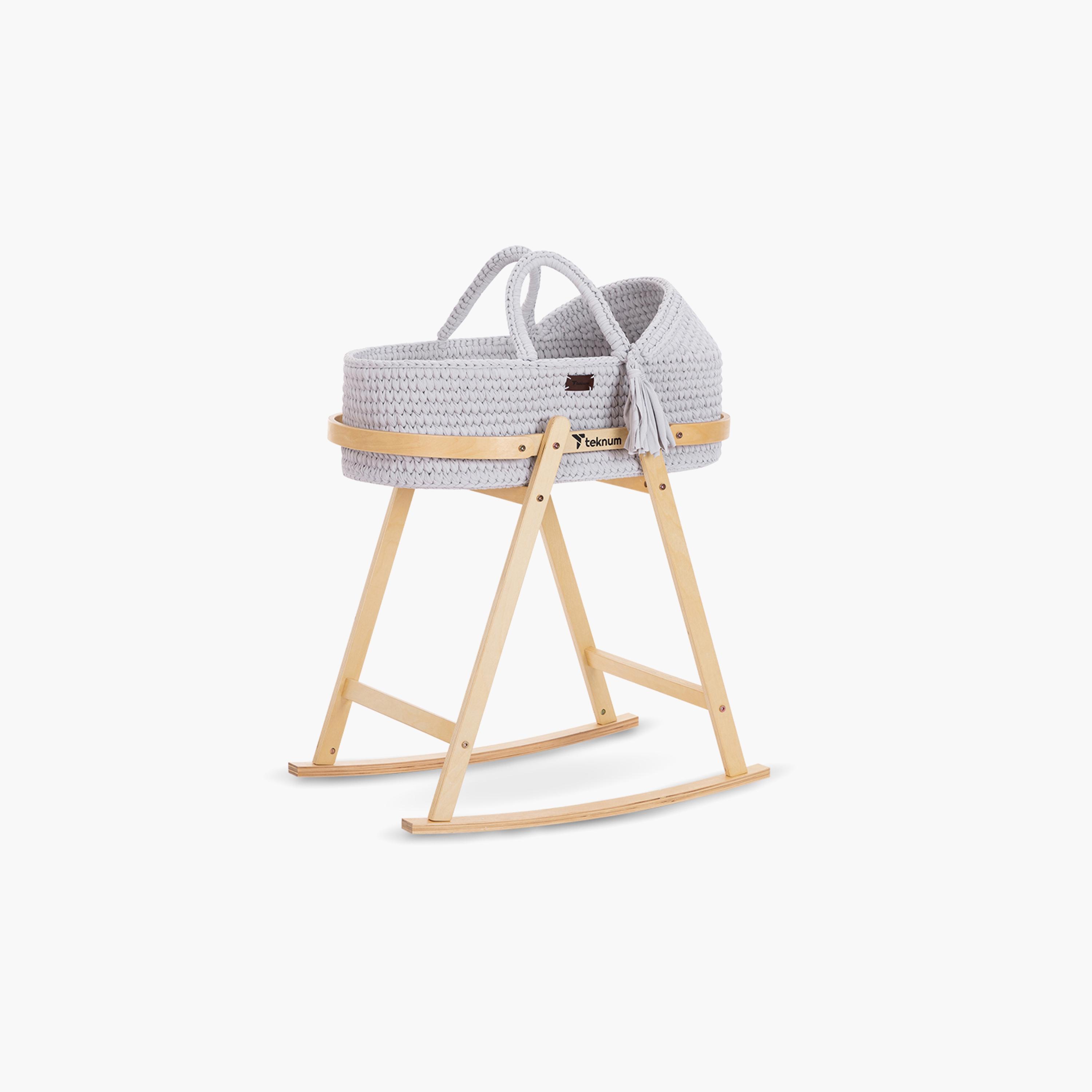 Teknum Moses Rope Basket with Stand-baby-nursery-furniture-mosesbaskets-image-10