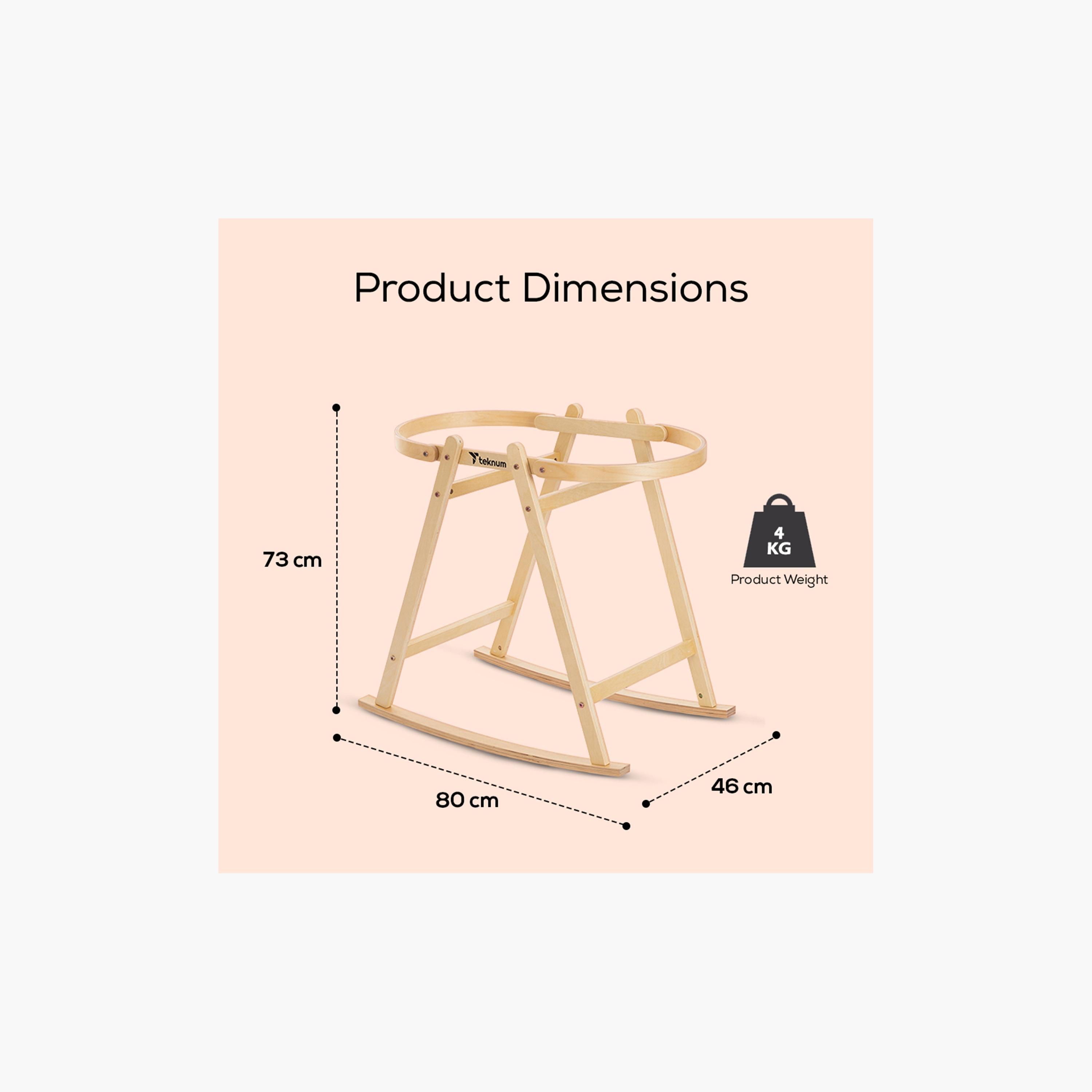Teknum Moses Rope Basket with Stand-baby-nursery-furniture-mosesbaskets-image-6