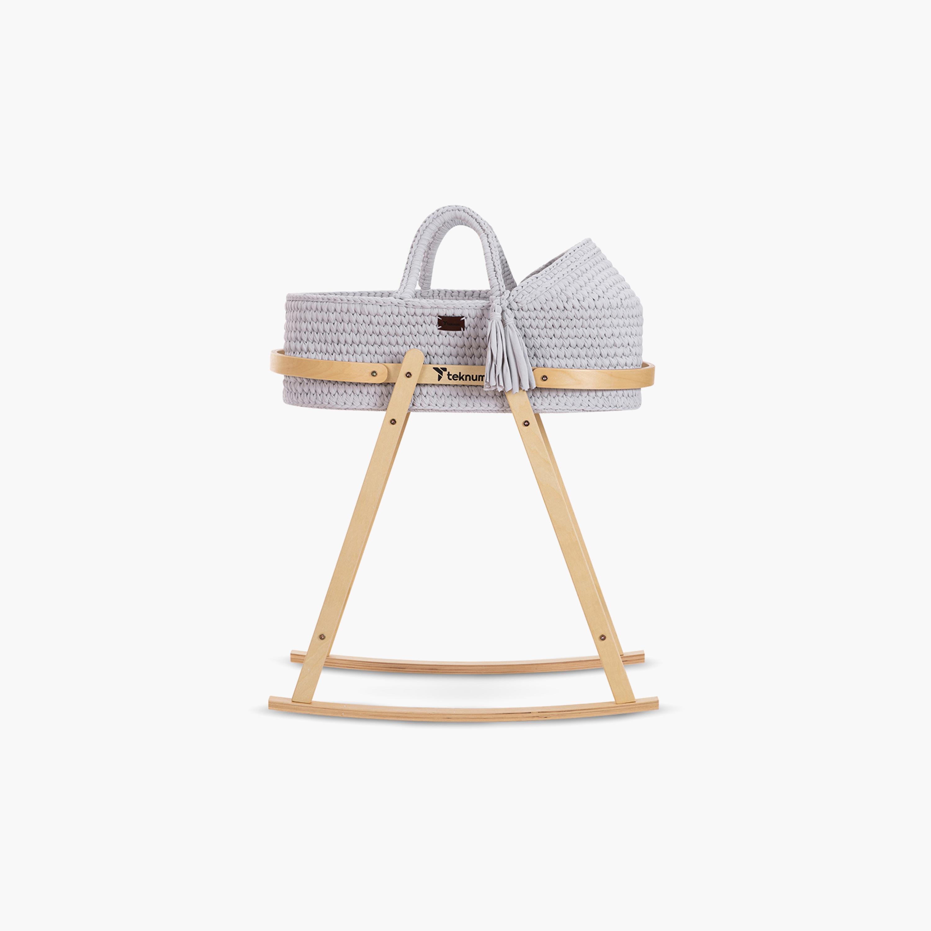 Teknum Moses Rope Basket with Stand-baby-nursery-furniture-mosesbaskets-image-7