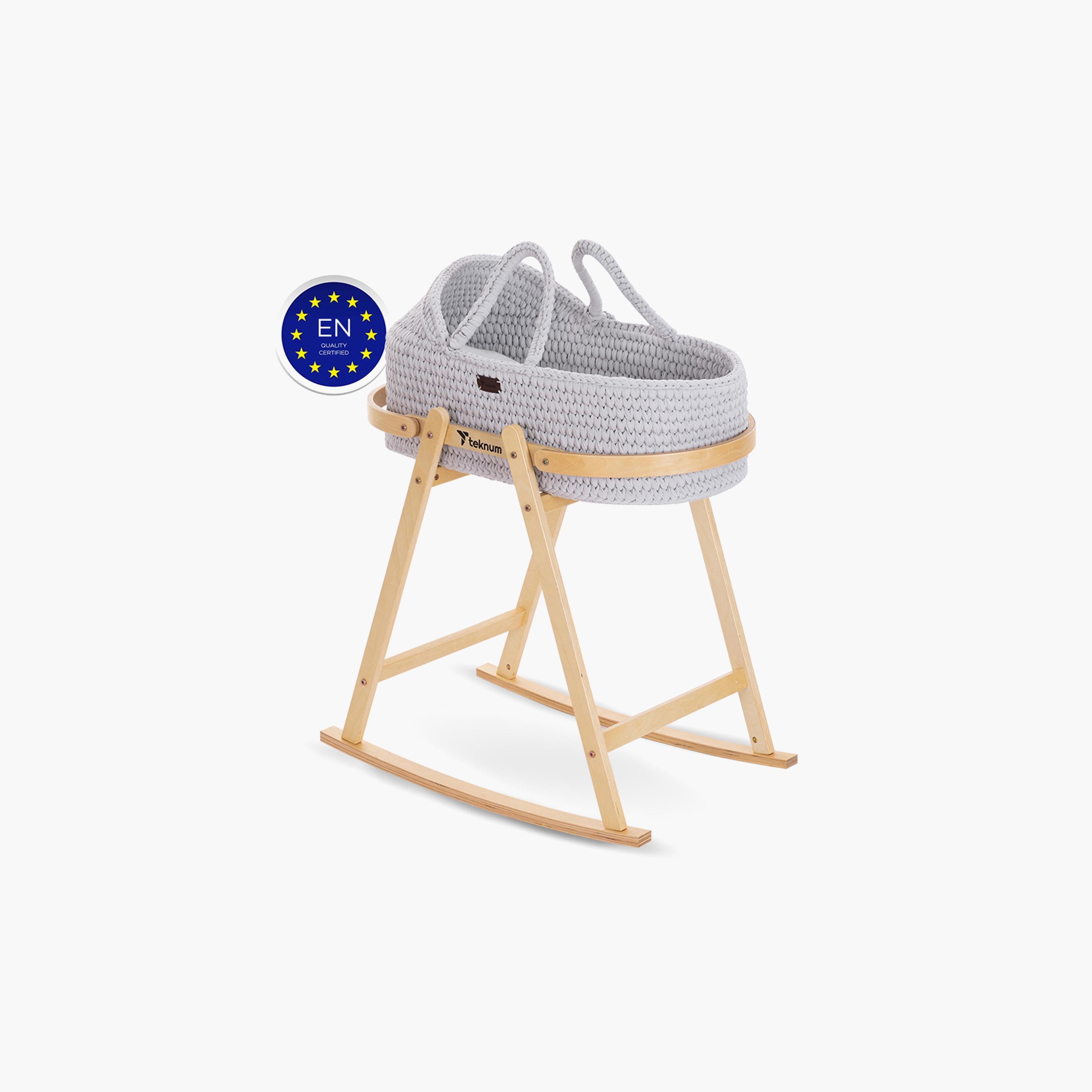 Teknum Moses Rope Basket with Stand-baby-nursery-furniture-mosesbaskets-image-9