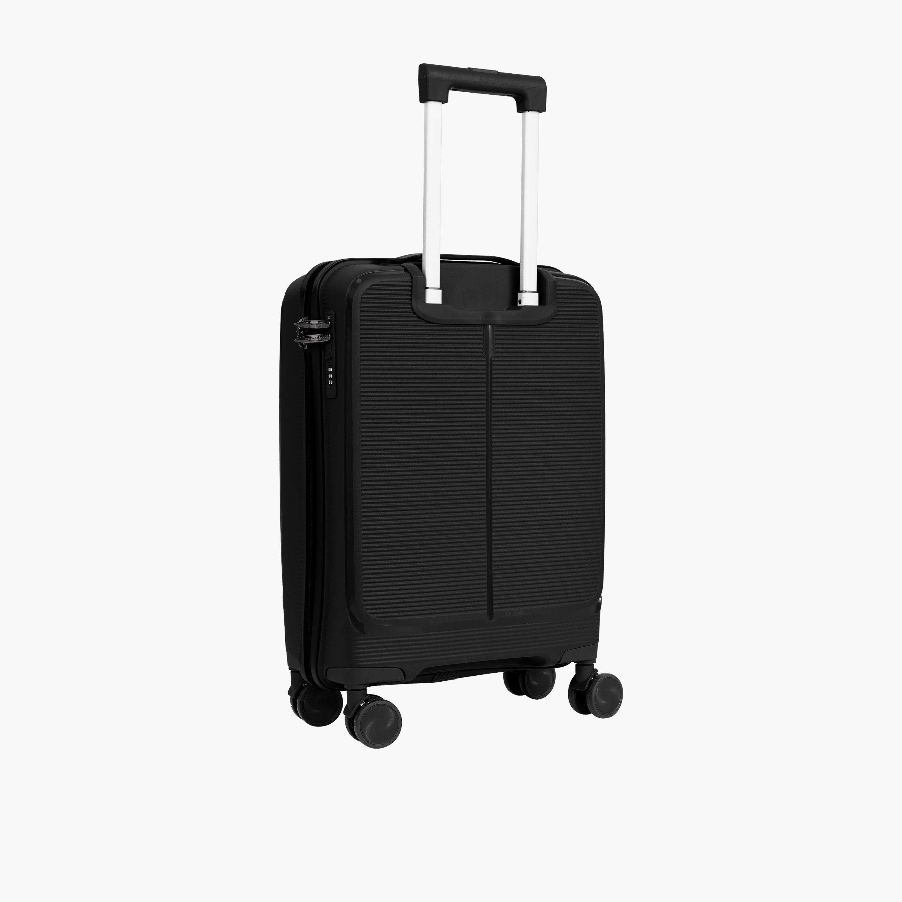 Para John Torvio 55.5 CM Small Cabin Polypropylene Hard Sided 4-Wheeler Spinner Trolley Bag with Combination Lock-travel-luggagesandbags-luggage-image-5