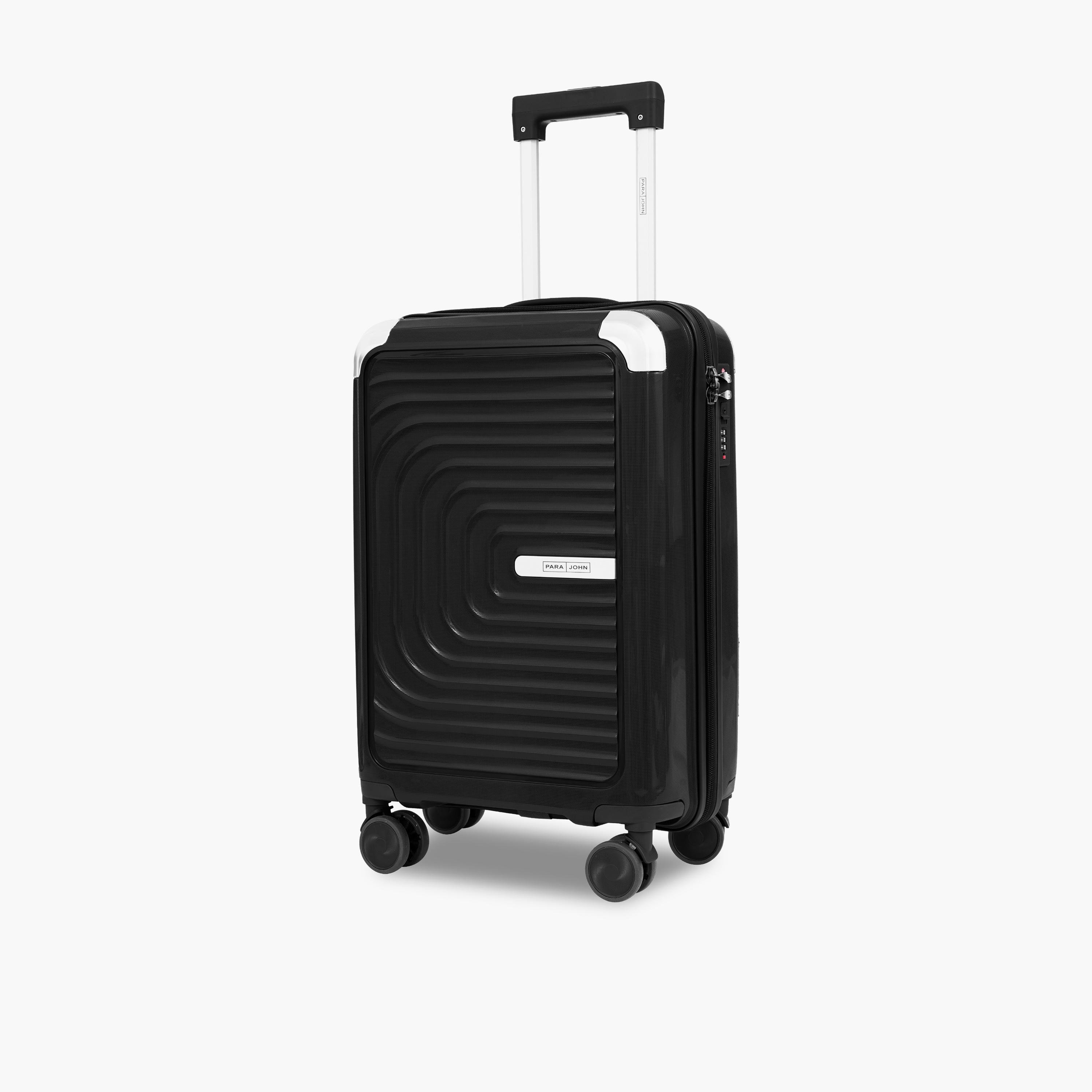 Para John Boltrix 55.5 CM Small Cabin Polypropylene Hard Sided 4-Wheeler Spinner Trolley Bag with Combination Lock-travel-luggagesandbags-luggage-image-5
