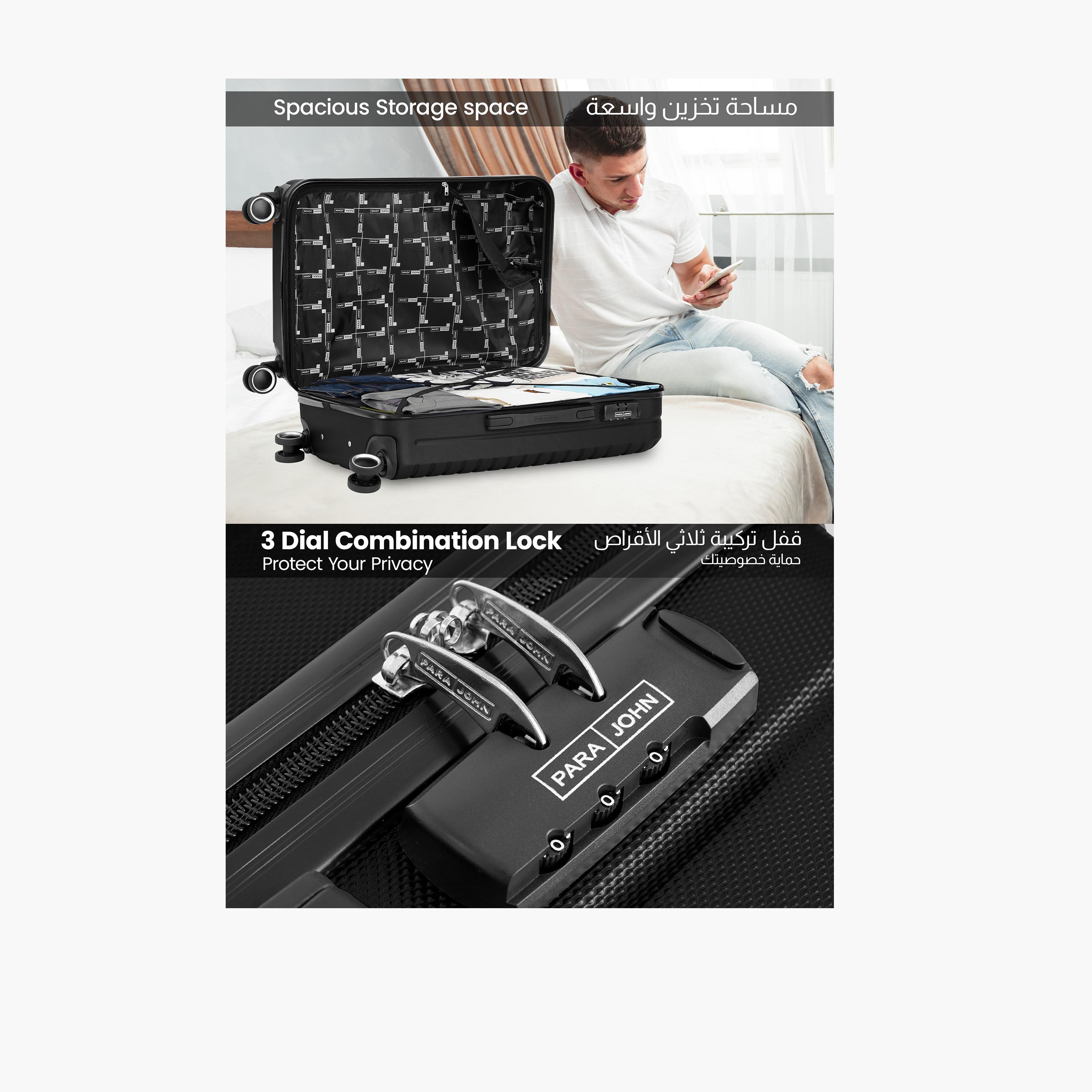 Para John Circles Series 55.5 CM Small Cabin ABS Hard Sided 4-Wheeler Spinner Trolley Bag with Combination Lock-travel-luggagesandbags-luggage-image-10
