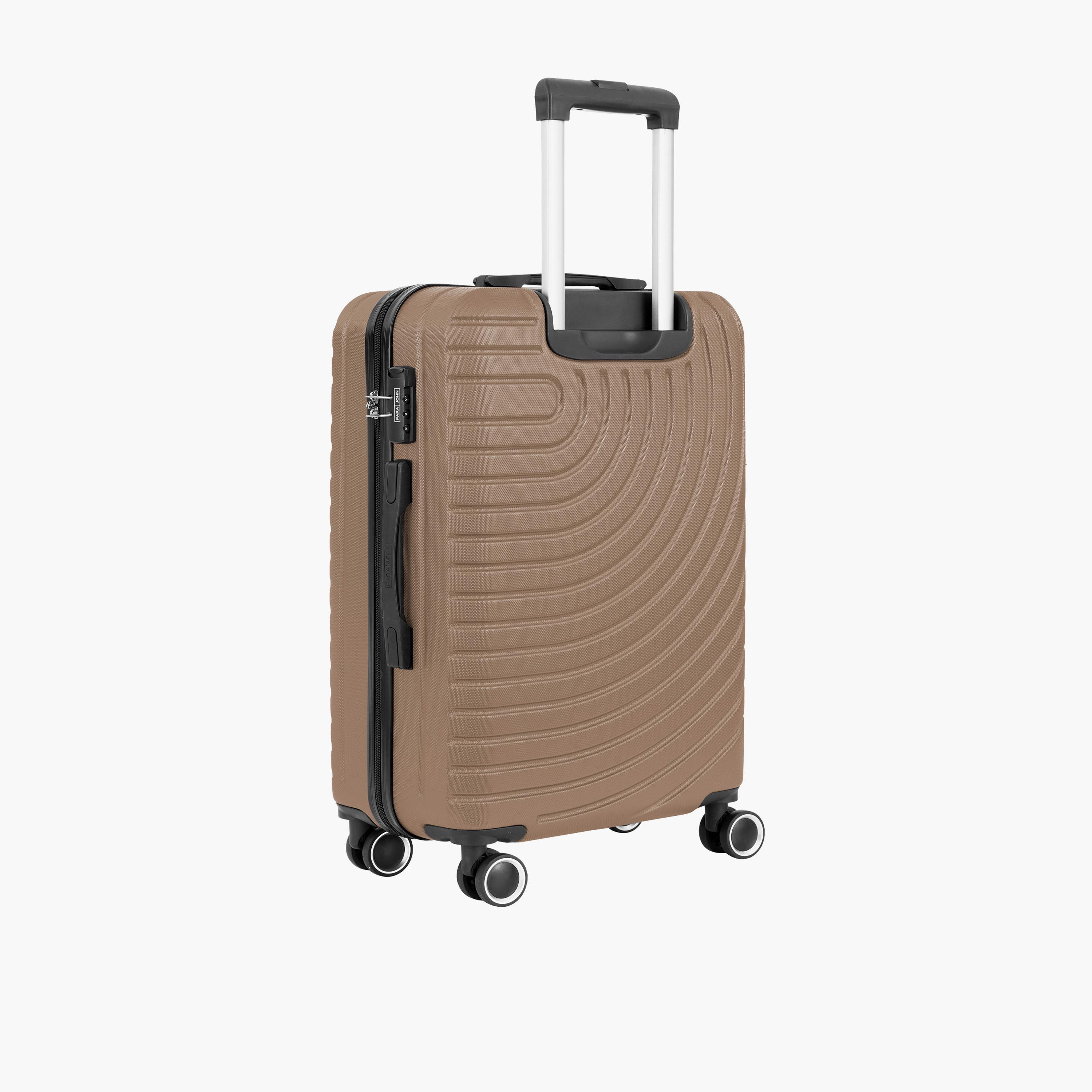 Para John Circles Series 55.5 CM Small Cabin ABS Hard Sided 4-Wheeler Spinner Trolley Bag with Combination Lock-travel-luggagesandbags-luggage-image-5