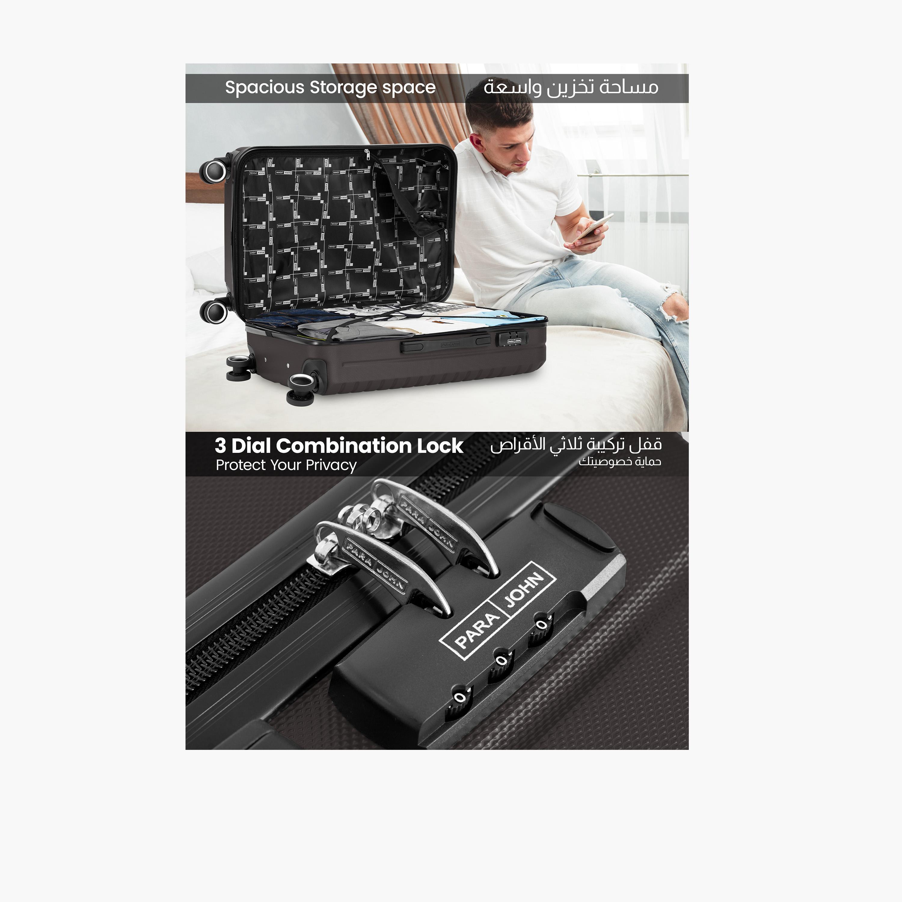 Para John Circles Series 55.5 CM Small Cabin ABS Hard Sided 4-Wheeler Spinner Trolley Bag with Combination Lock-travel-luggagesandbags-luggage-image-22
