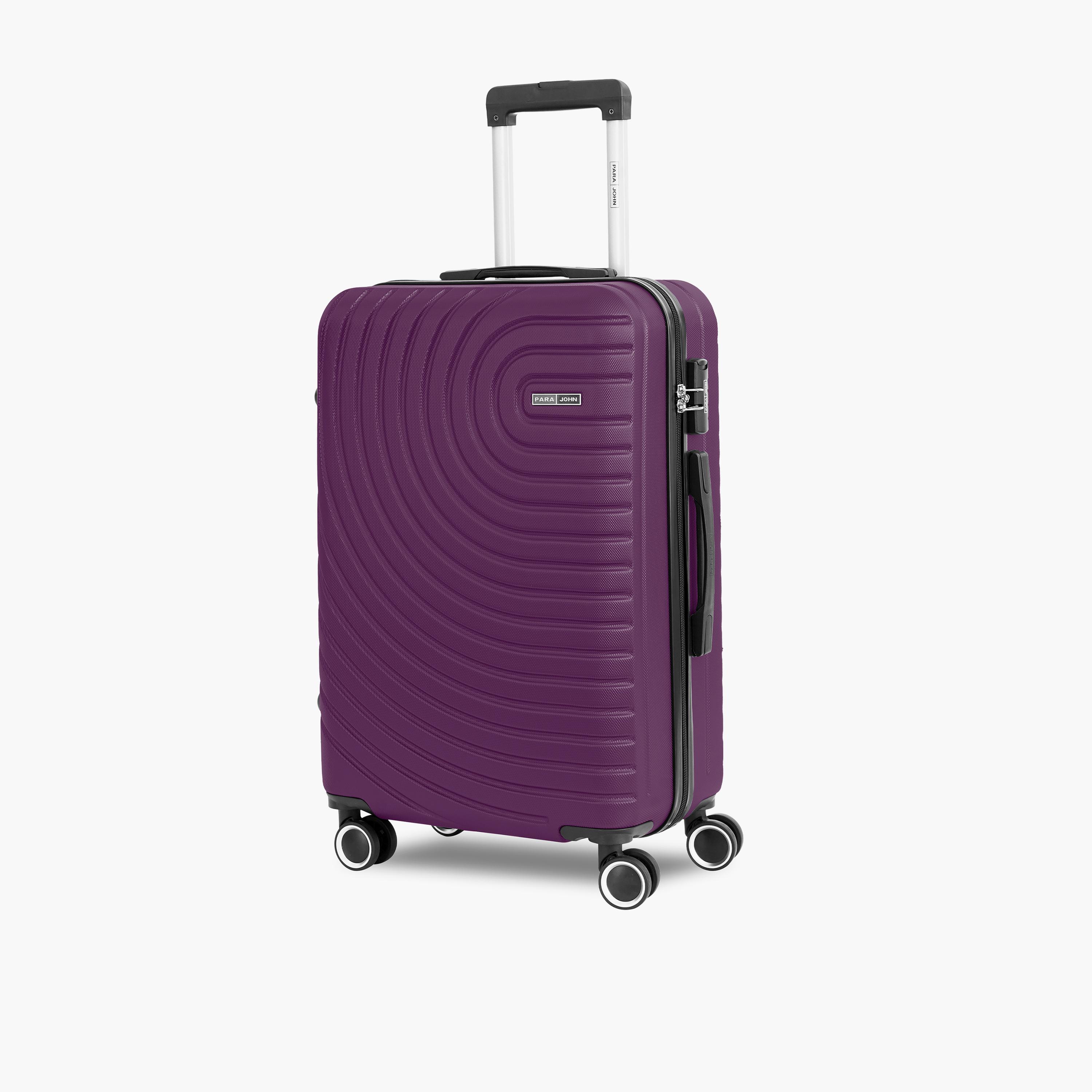 Para John Circles Series 55.5 CM Small Cabin ABS Hard Sided 4-Wheeler Spinner Trolley Bag with Combination Lock-travel-luggagesandbags-luggage-image-1