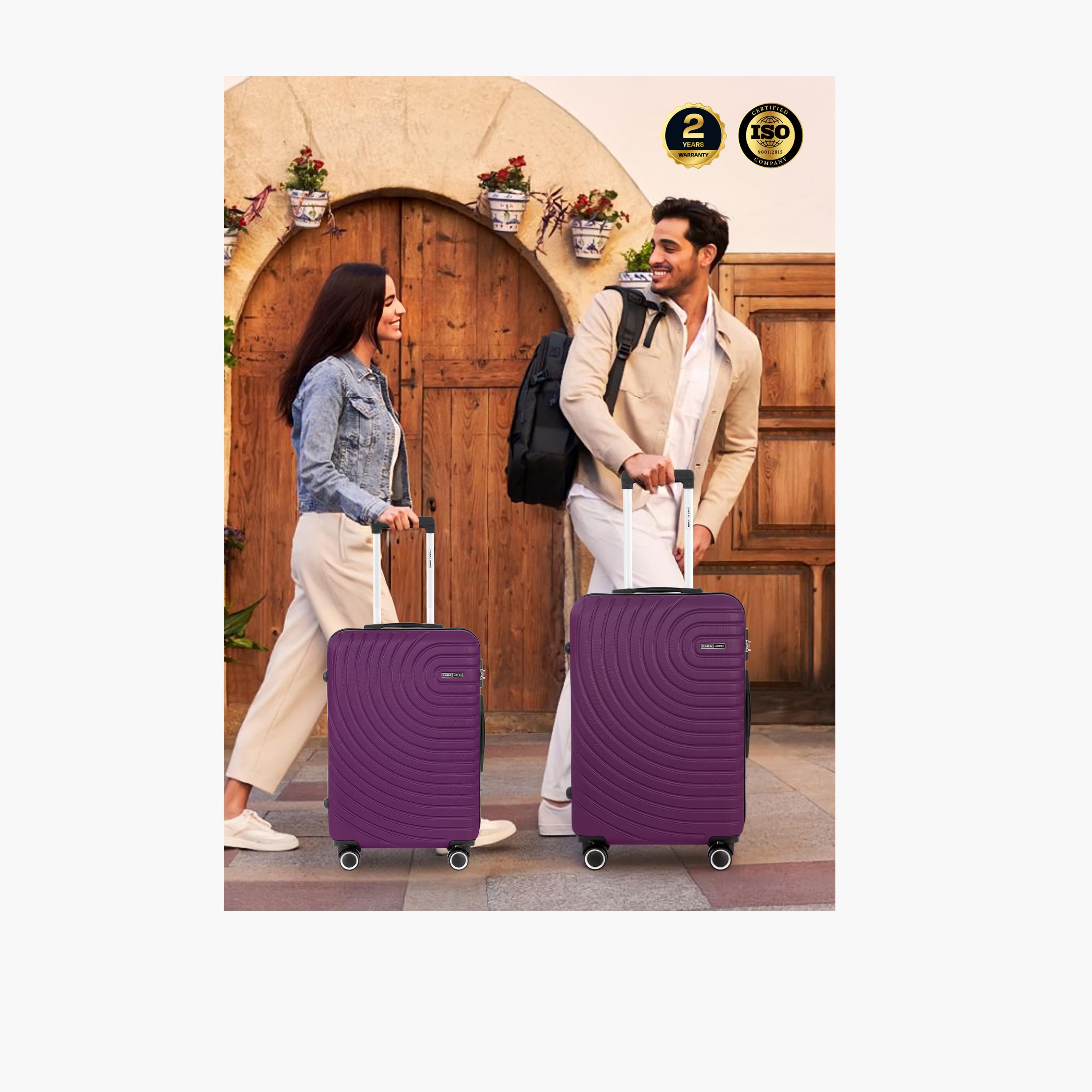 Para John Circles Series 55.5 CM Small Cabin ABS Hard Sided 4-Wheeler Spinner Trolley Bag with Combination Lock-travel-luggagesandbags-luggage-image-30