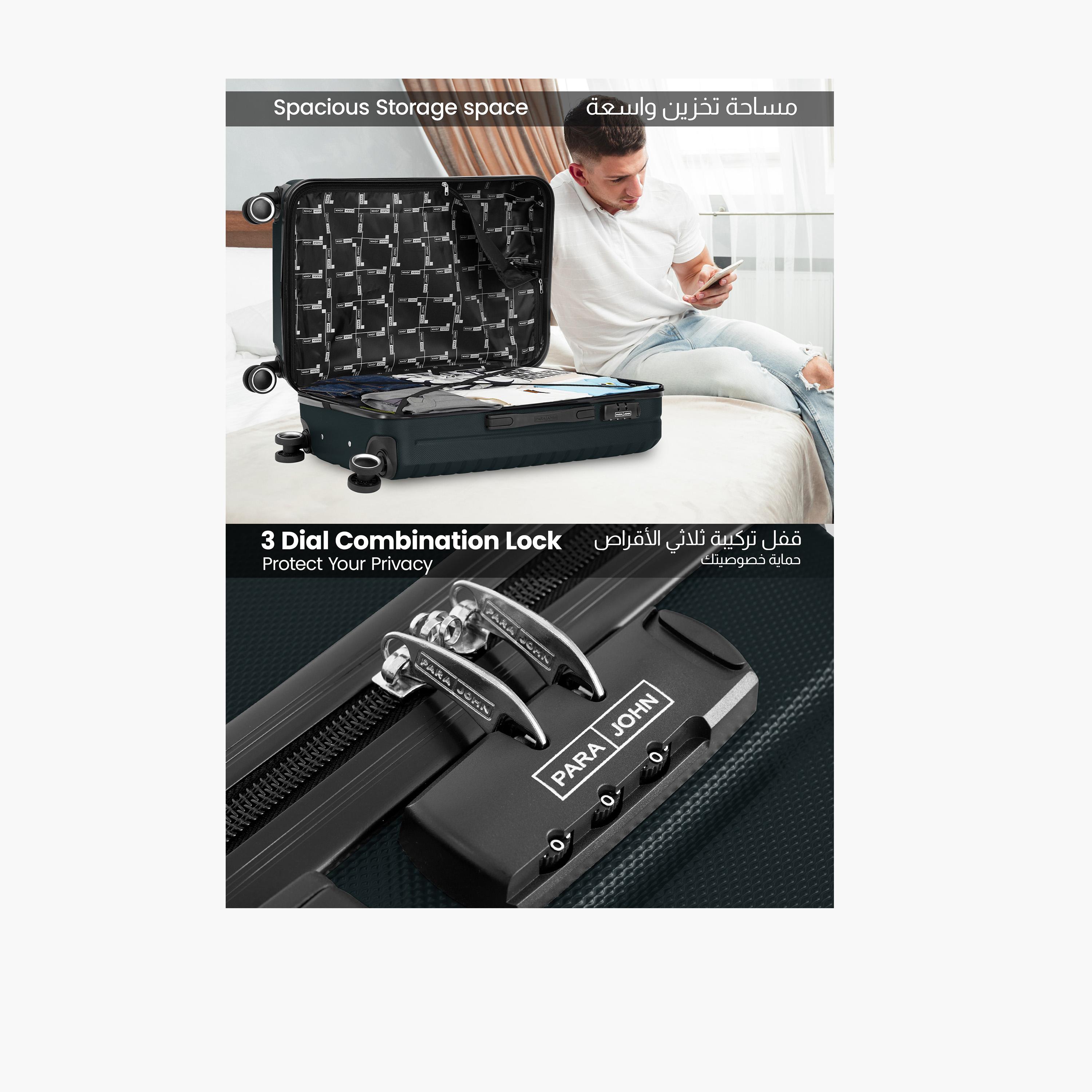 Para John Circles Series 75.5 CM Large Check-in ABS Hard Sided 4-Wheeler Spinner Trolley Bag with Combination Lock-travel-luggagesandbags-luggage-image-4
