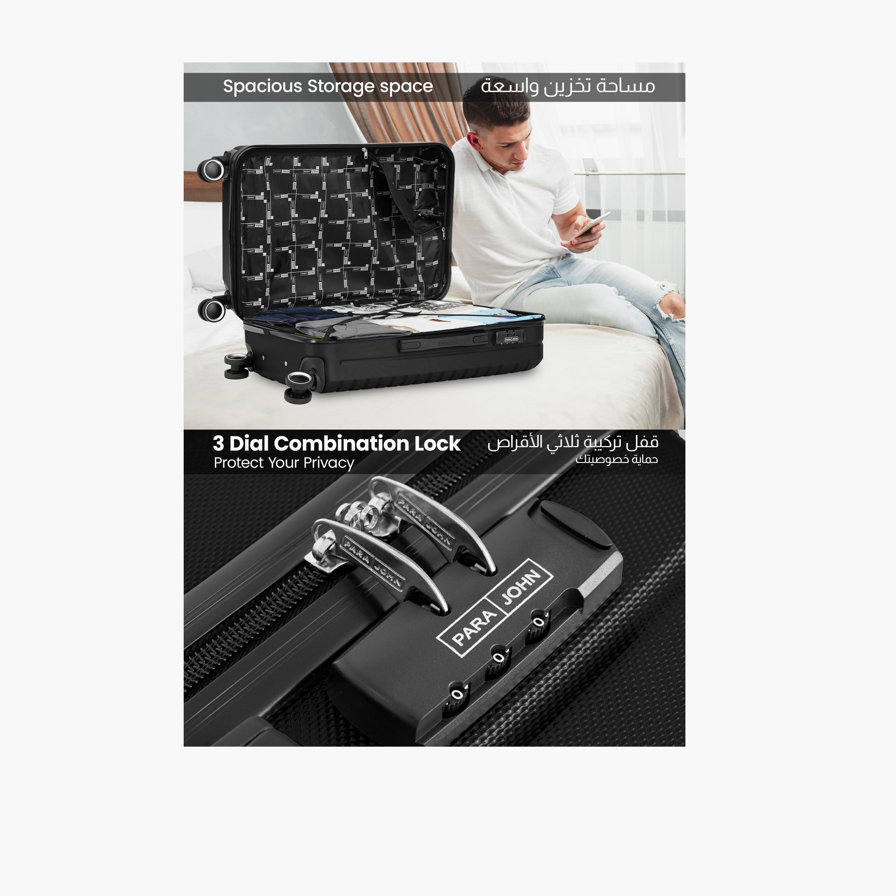 Para John Circles Series 75.5 CM Large Check-in ABS Hard Sided 4-Wheeler Spinner Trolley Bag with Combination Lock-travel-luggagesandbags-luggage-image-10