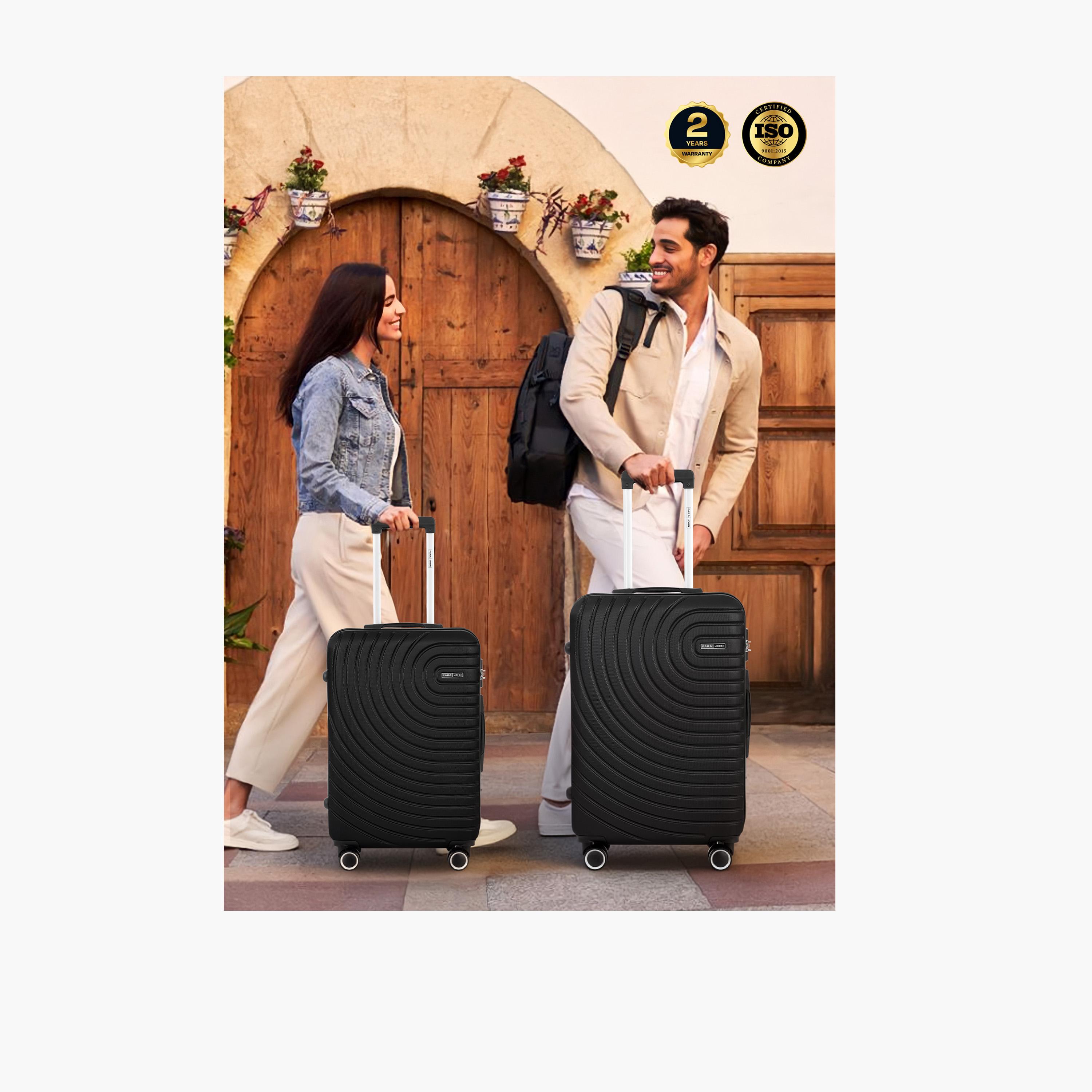 Para John Circles Series 75.5 CM Large Check-in ABS Hard Sided 4-Wheeler Spinner Trolley Bag with Combination Lock-travel-luggagesandbags-luggage-image-12