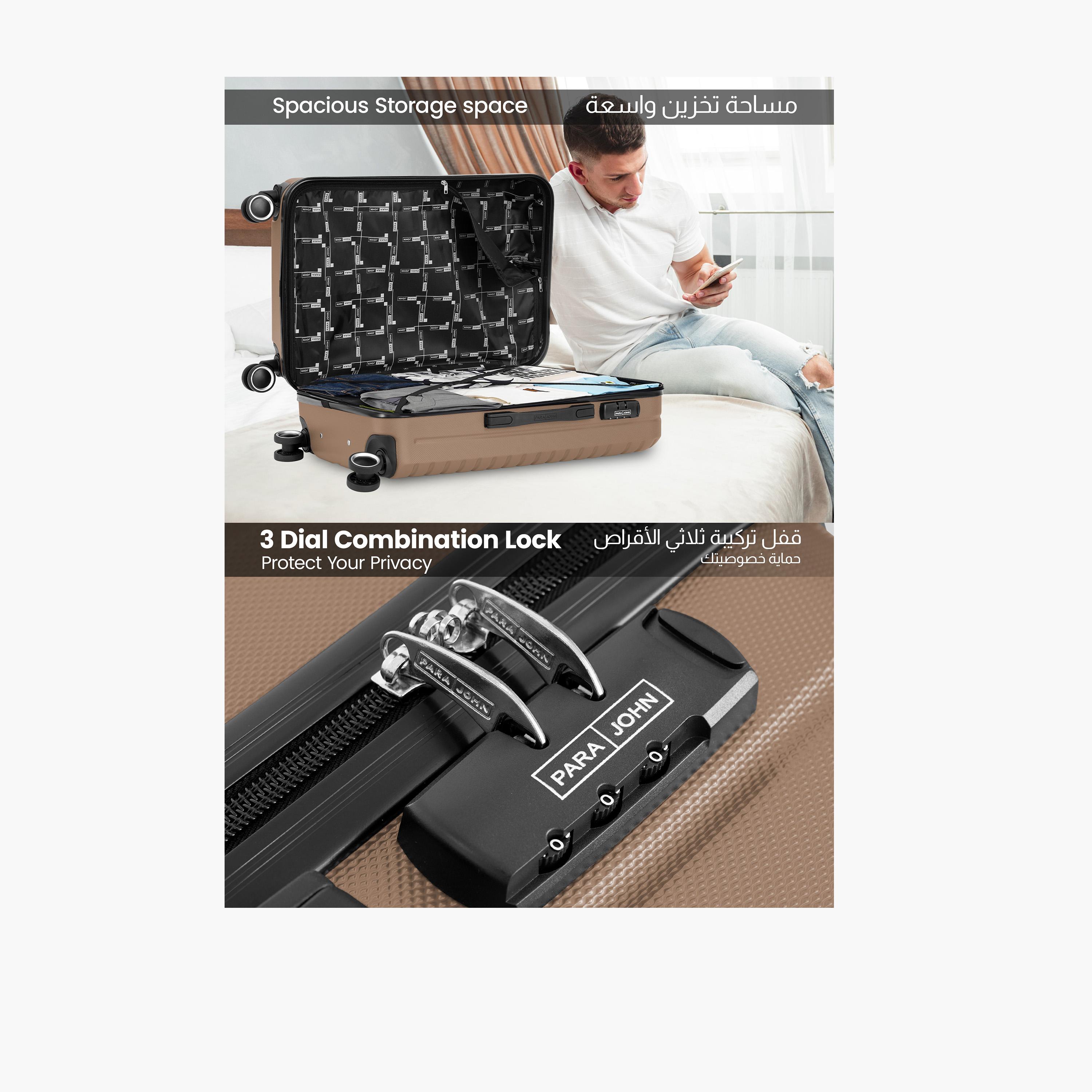 Para John Circles Series 75.5 CM Large Check-in ABS Hard Sided 4-Wheeler Spinner Trolley Bag with Combination Lock-travel-luggagesandbags-luggage-image-16