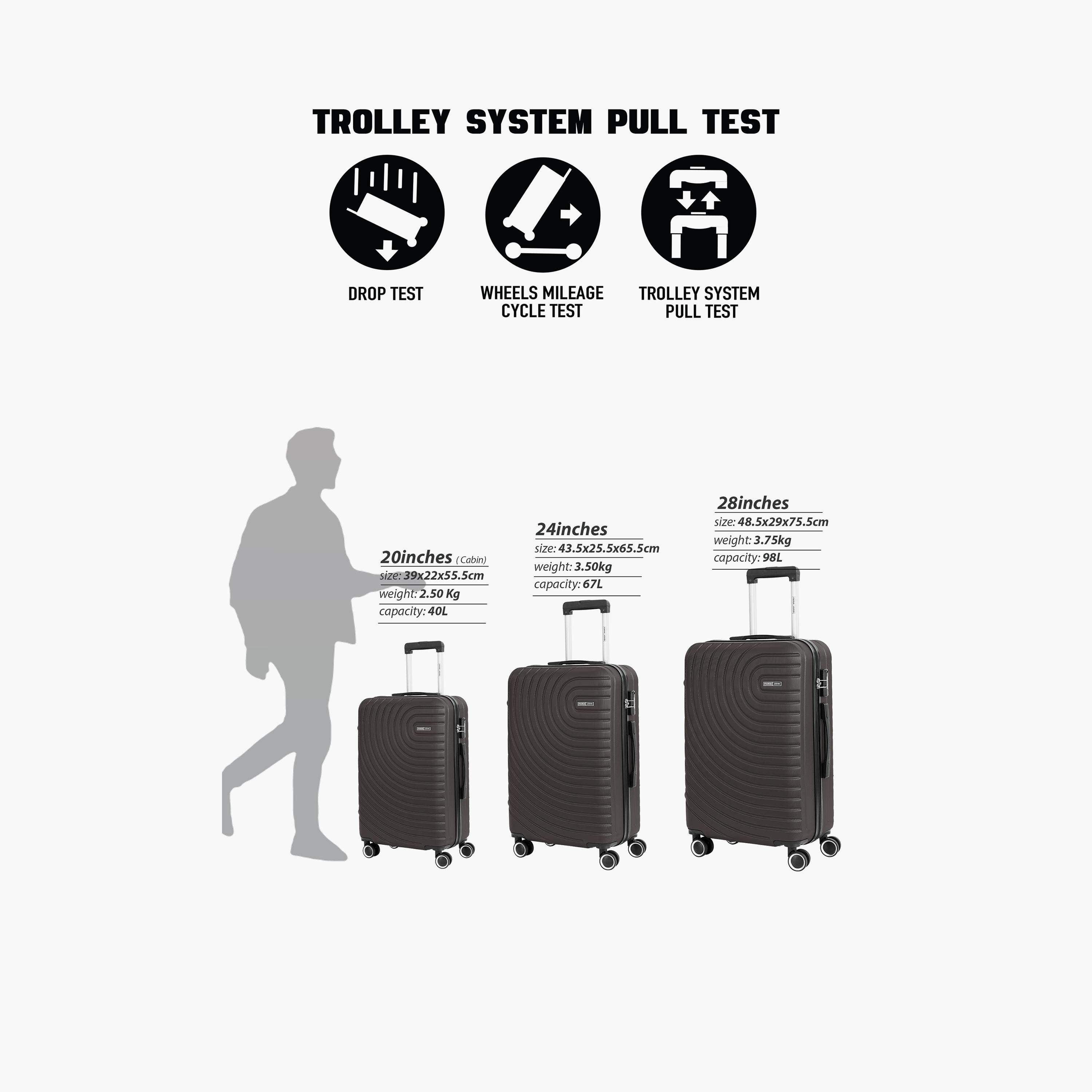 Para John Circles Series 75.5 CM Large Check-in ABS Hard Sided 4-Wheeler Spinner Trolley Bag with Combination Lock-travel-luggagesandbags-luggage-image-20