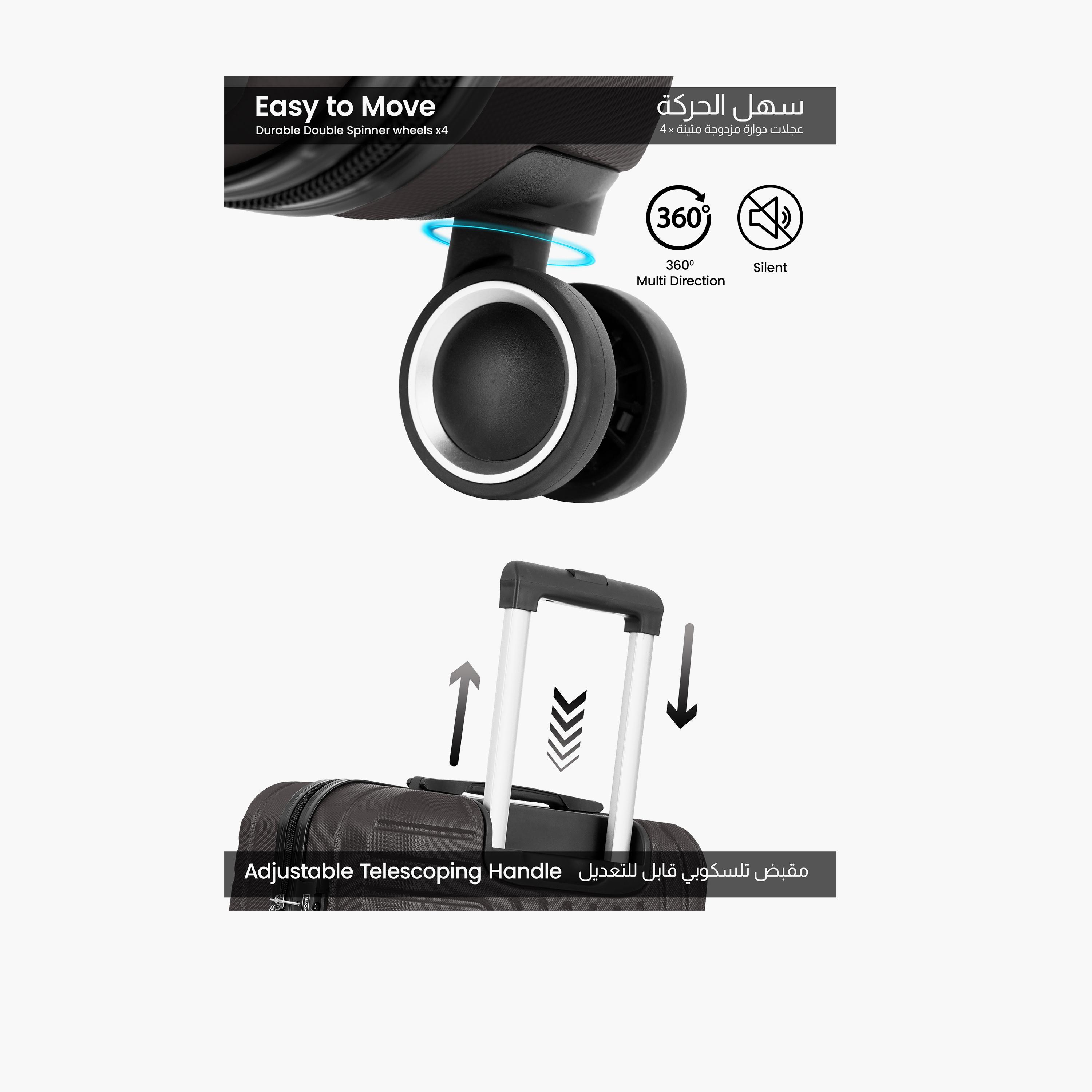Para John Circles Series 75.5 CM Large Check-in ABS Hard Sided 4-Wheeler Spinner Trolley Bag with Combination Lock-travel-luggagesandbags-luggage-image-21