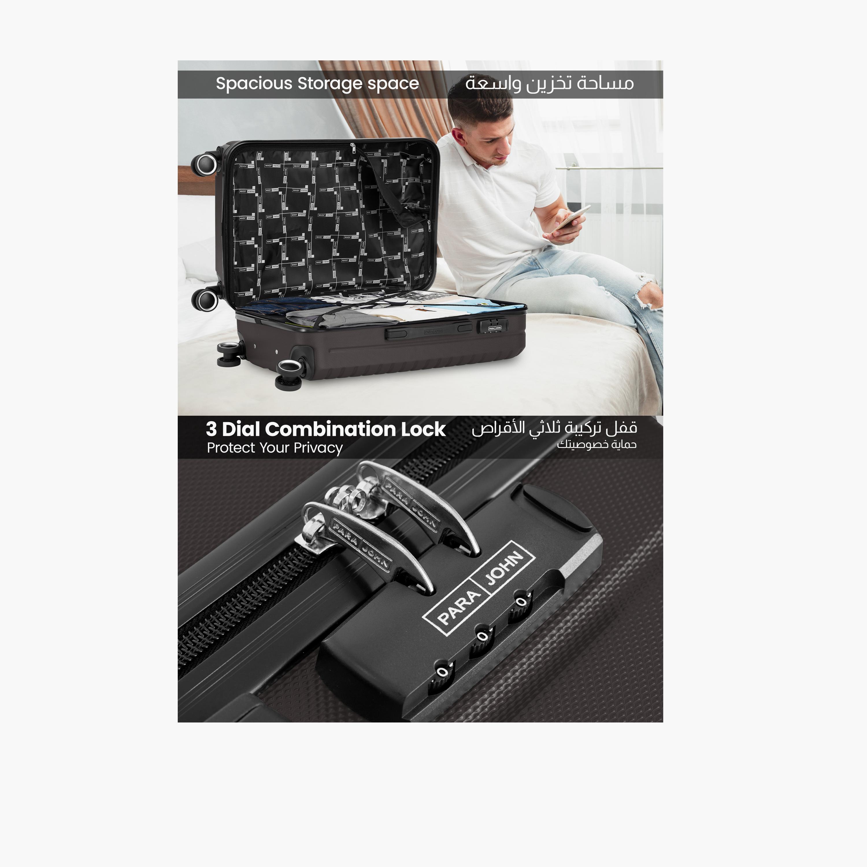 Para John Circles Series 75.5 CM Large Check-in ABS Hard Sided 4-Wheeler Spinner Trolley Bag with Combination Lock-travel-luggagesandbags-luggage-image-22