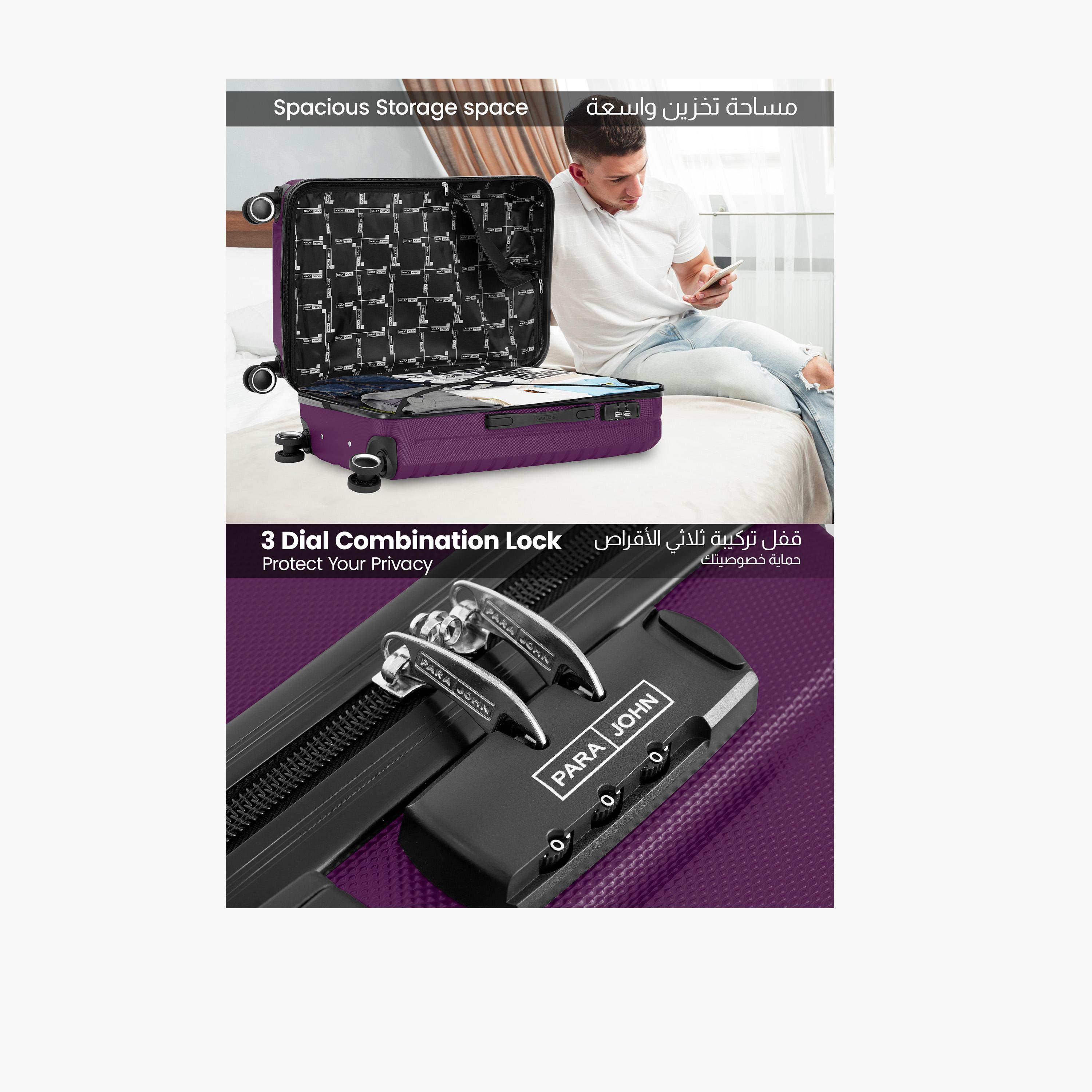 Para John Circles Series 75.5 CM Large Check-in ABS Hard Sided 4-Wheeler Spinner Trolley Bag with Combination Lock-travel-luggagesandbags-luggage-image-28