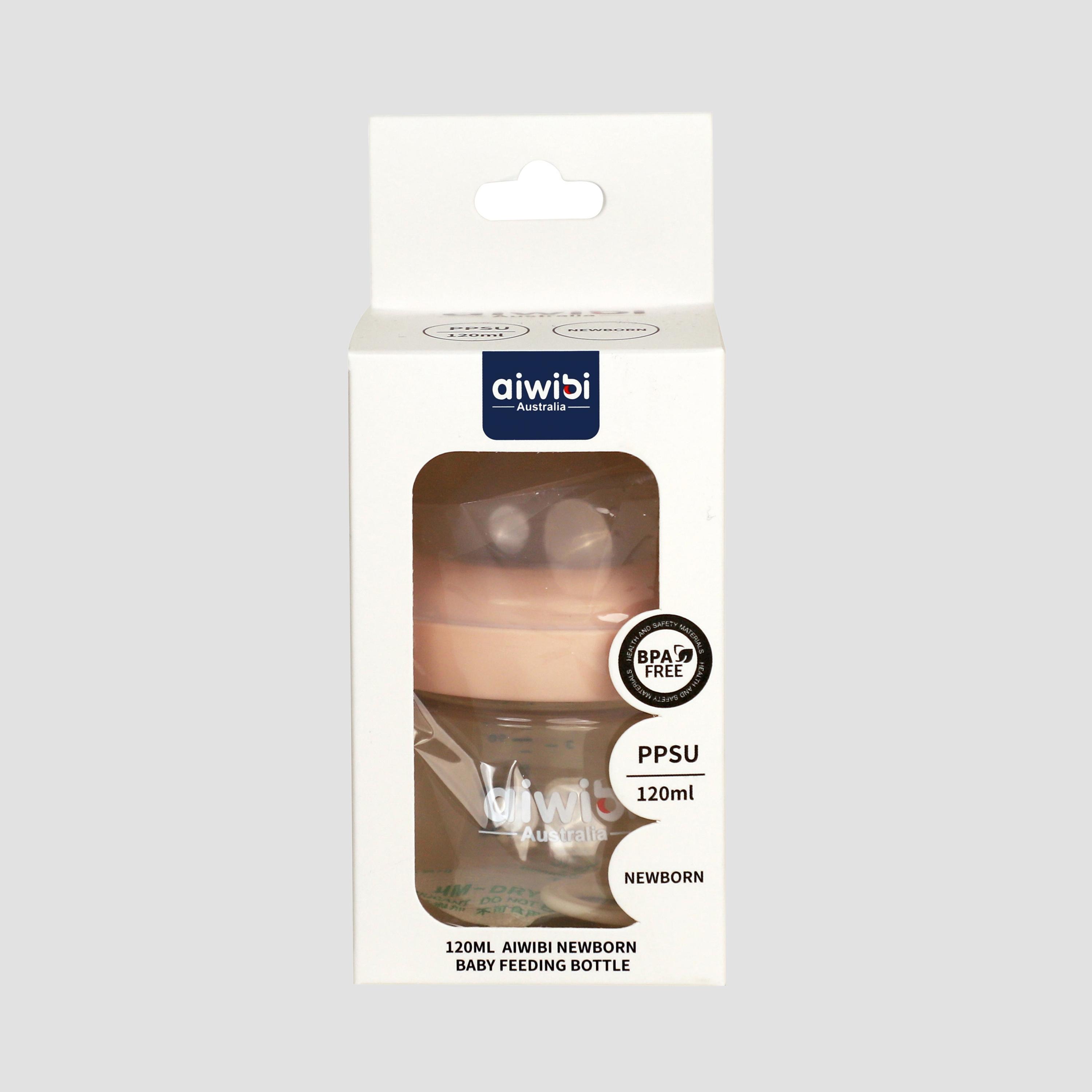 Aiwibi Pack of 3 Slow Flow BPA free Feeding Bottle-baby-feeding-feedingbottles-bottlesandteats-image-3