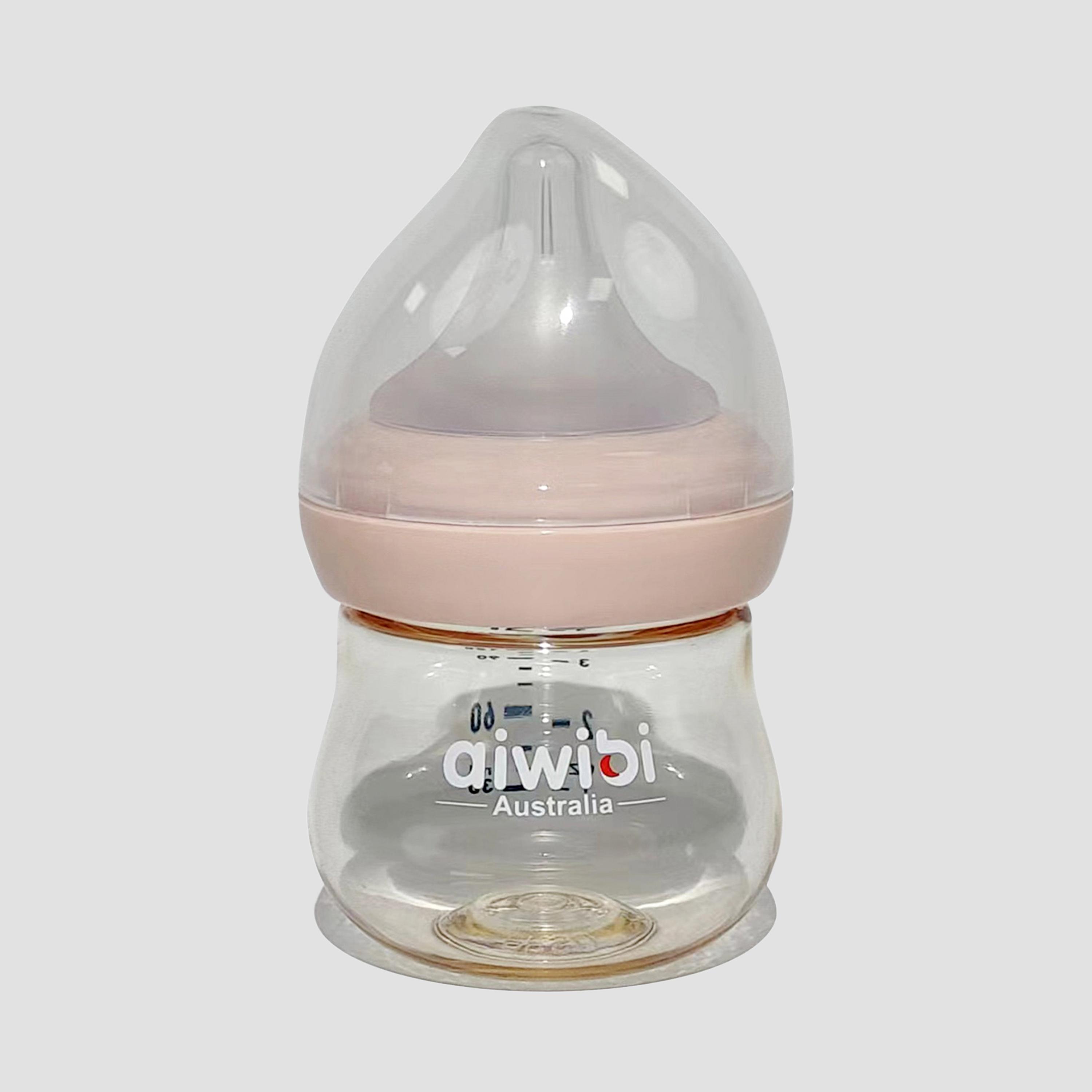 Aiwibi Pack of 6 Slow Flow BPA free Feeding Bottle-baby-feeding-feedingbottles-bottlesandteats-image-4