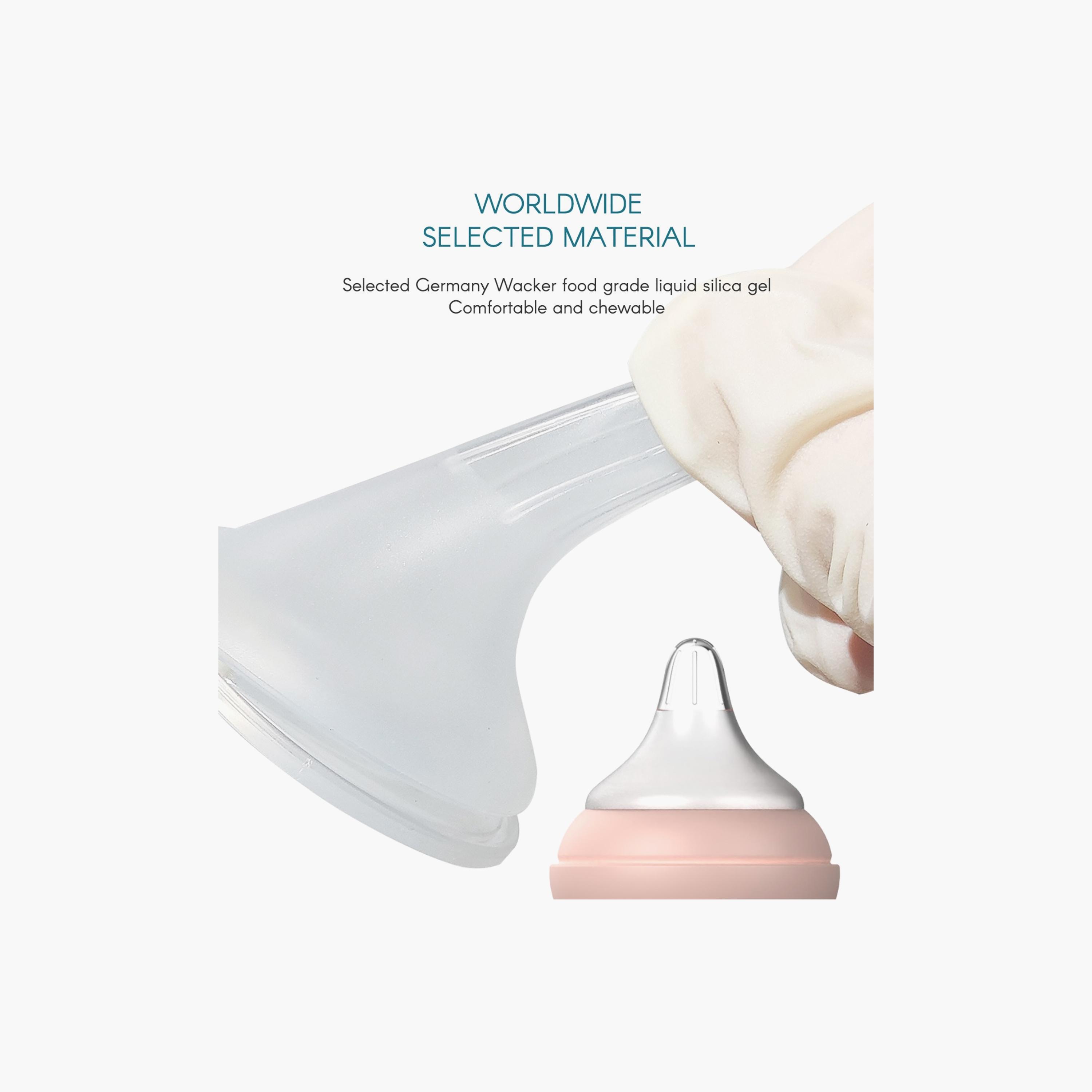 Aiwibi Pack of 6 Slow Flow BPA free Feeding Bottle-baby-feeding-feedingbottles-bottlesandteats-image-6