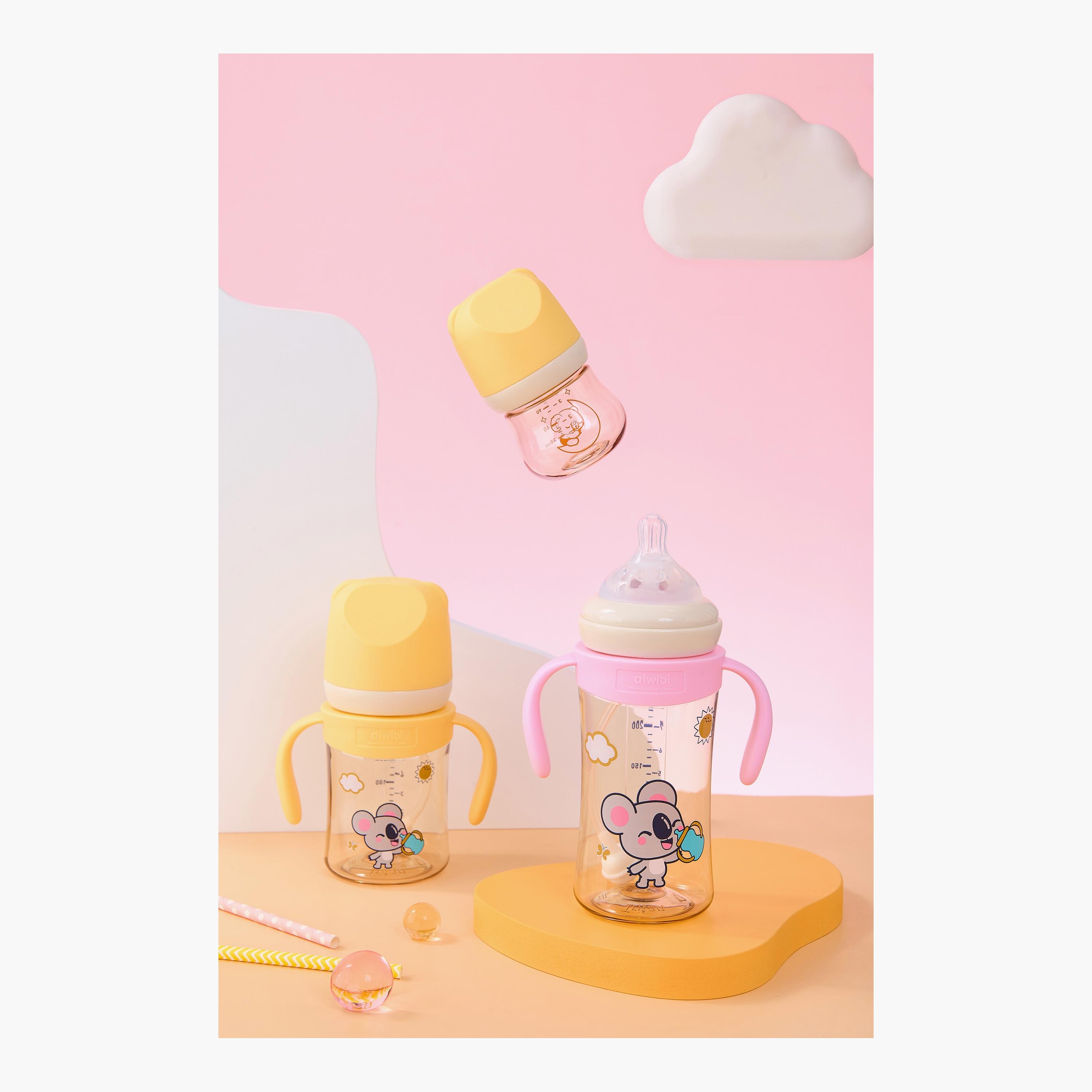 Aiwibi Pack of 3 BPA free Feeding Bottle-baby-feeding-feedingbottles-bottlesandteats-image-2