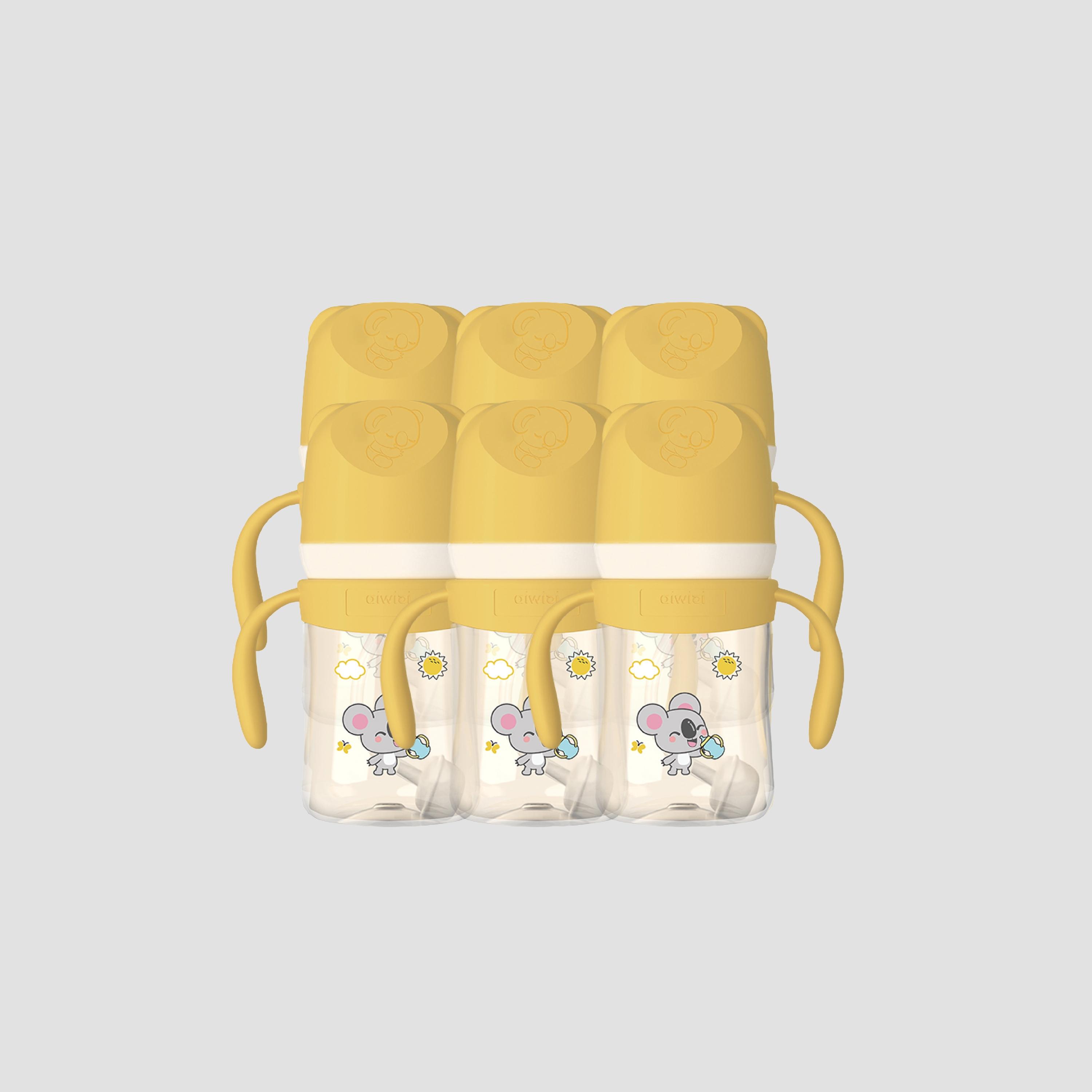 Aiwibi Pack of 6 BPA free Feeding Bottle-baby-feeding-feedingbottles-bottlesandteats-image-1