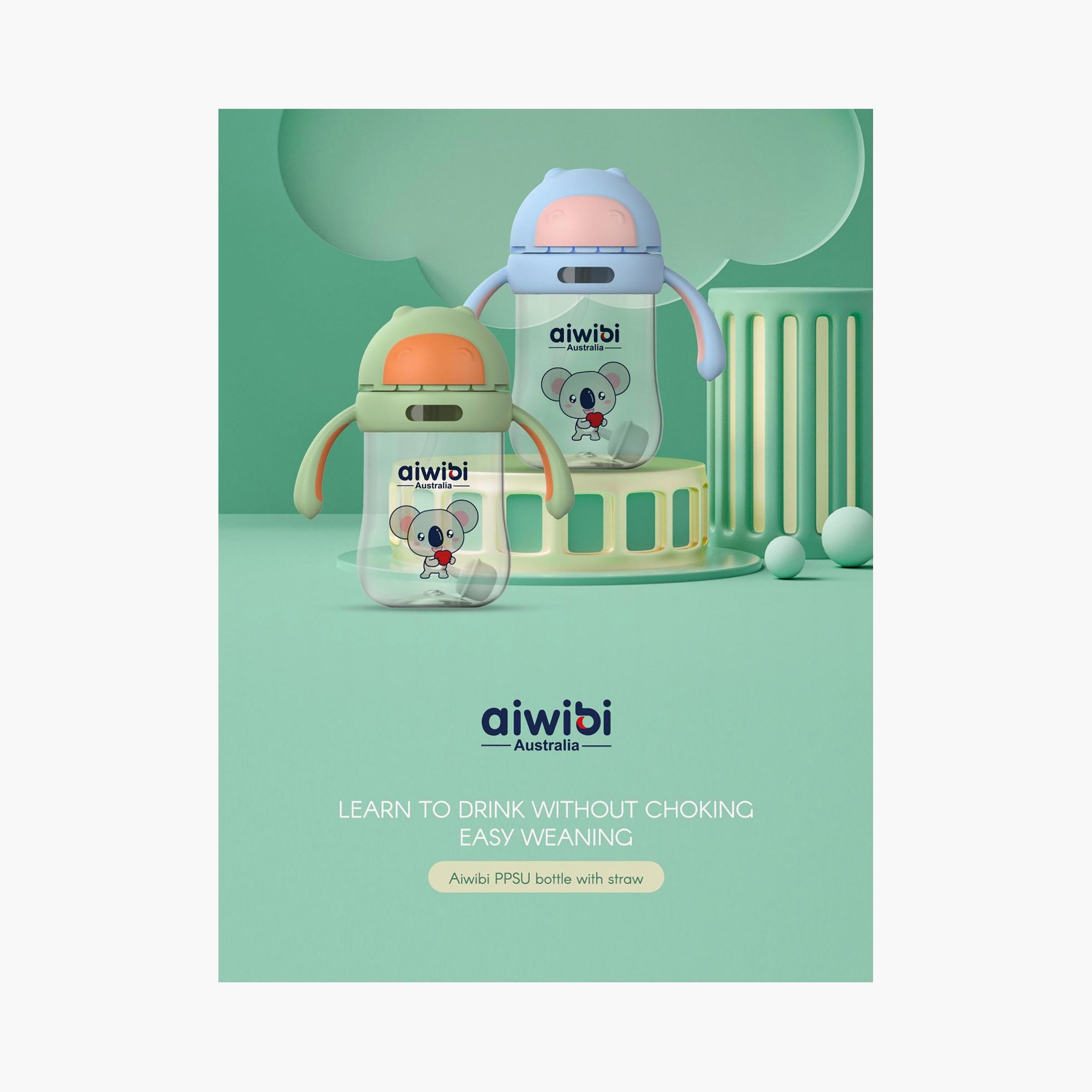 Aiwibi Pack of 6 BPA free Water Bottle-baby-feeding-feedingbottles-bottlesandteats-image-3