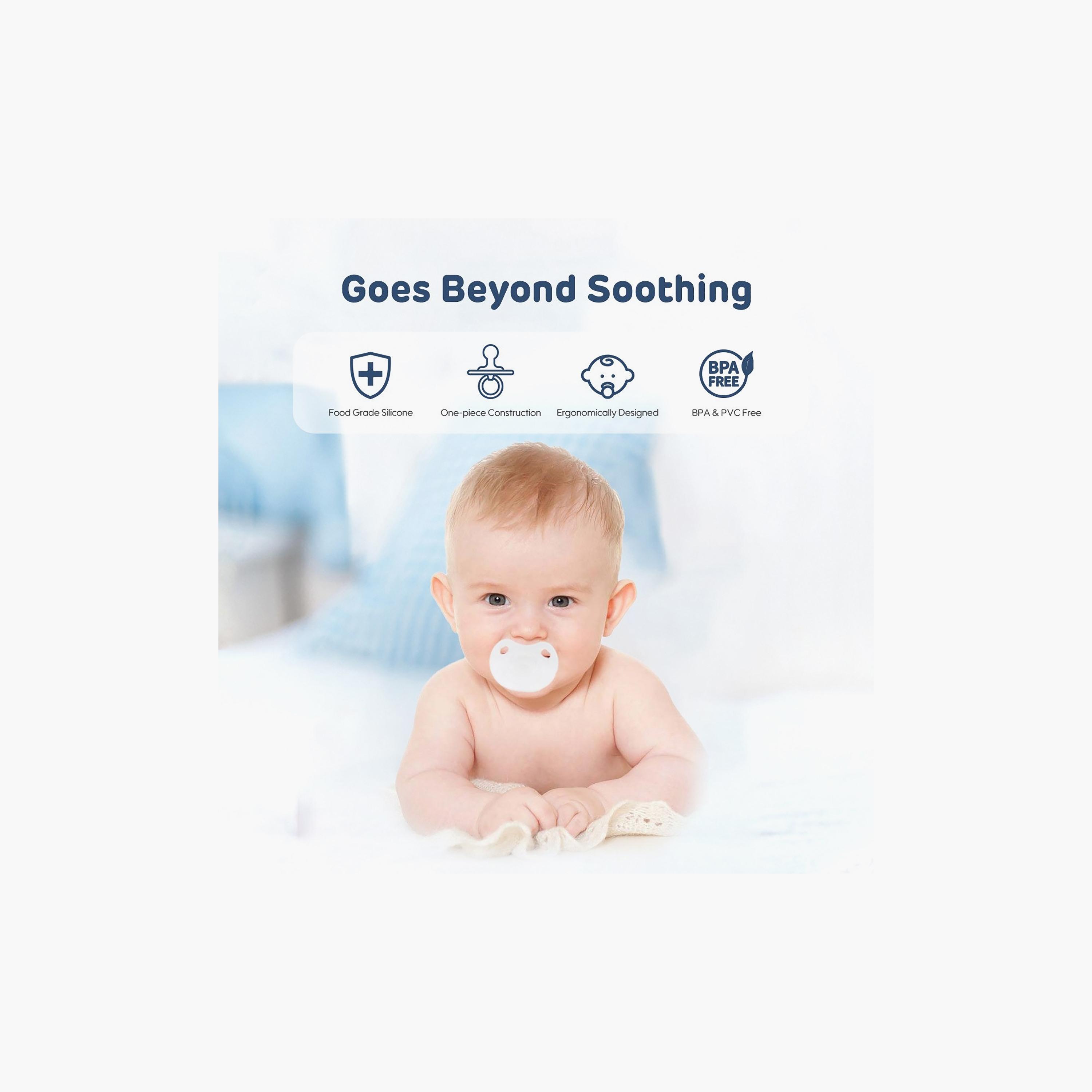 Aiwibi Pack of 6 Silicone & BPA free Soothing Pacifiers - Night-baby-feeding-pacifiers-image-15