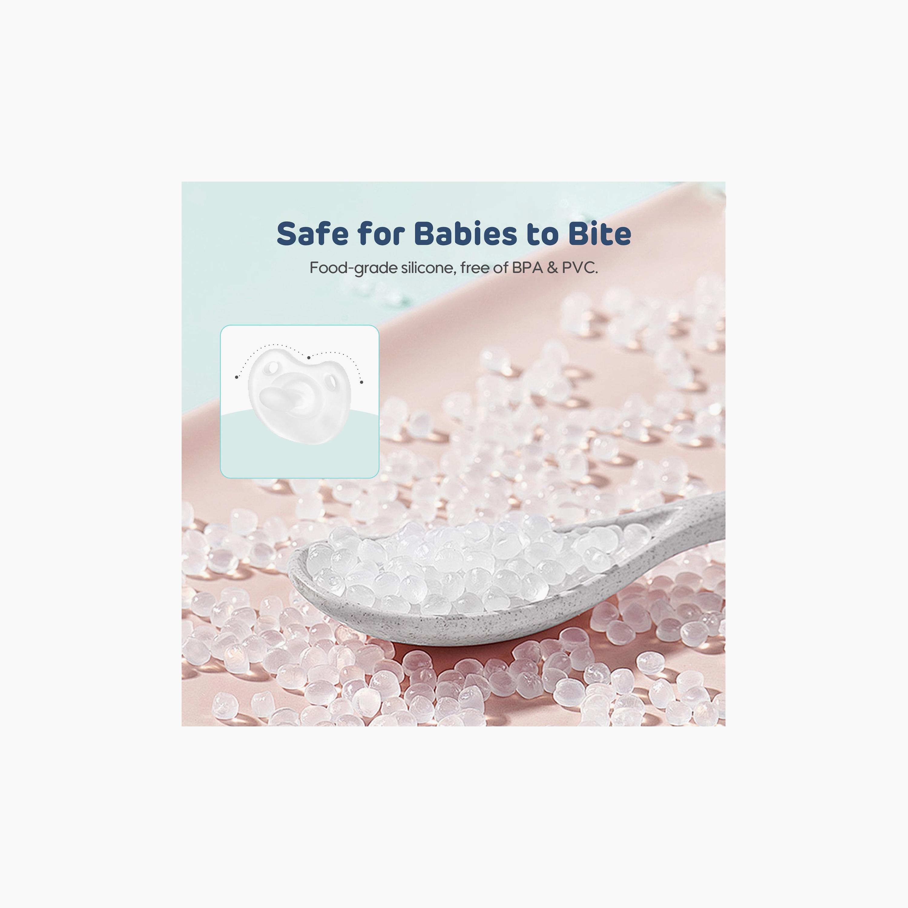 Aiwibi Pack of 6 Silicone & BPA free Soothing Pacifiers - Night-baby-feeding-pacifiers-image-6