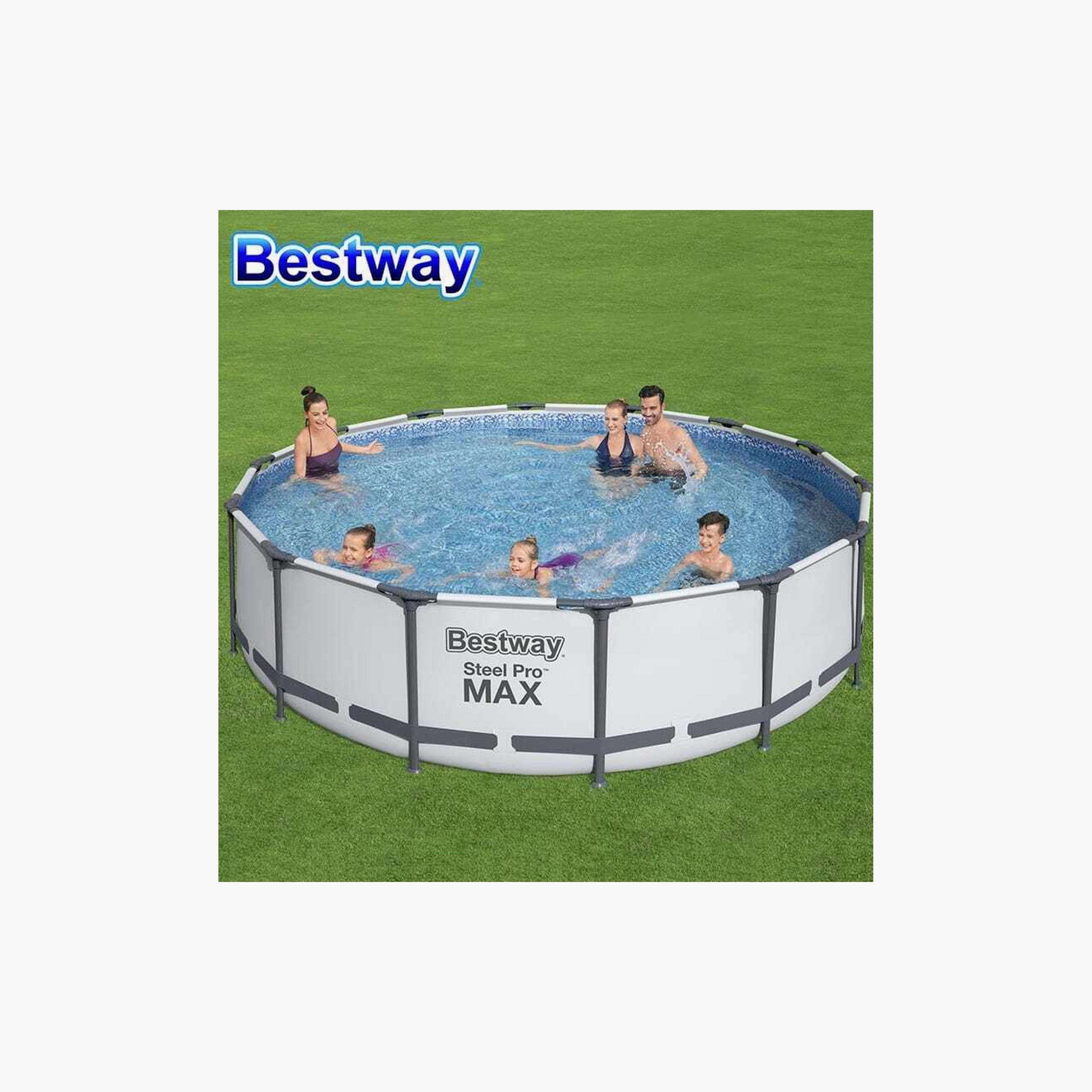Bestway 26-56950 Steel Pro Max Pool Set with Filter Pump & Ladder-toys-outdoor-poolandbeach-beachtoys-image-10